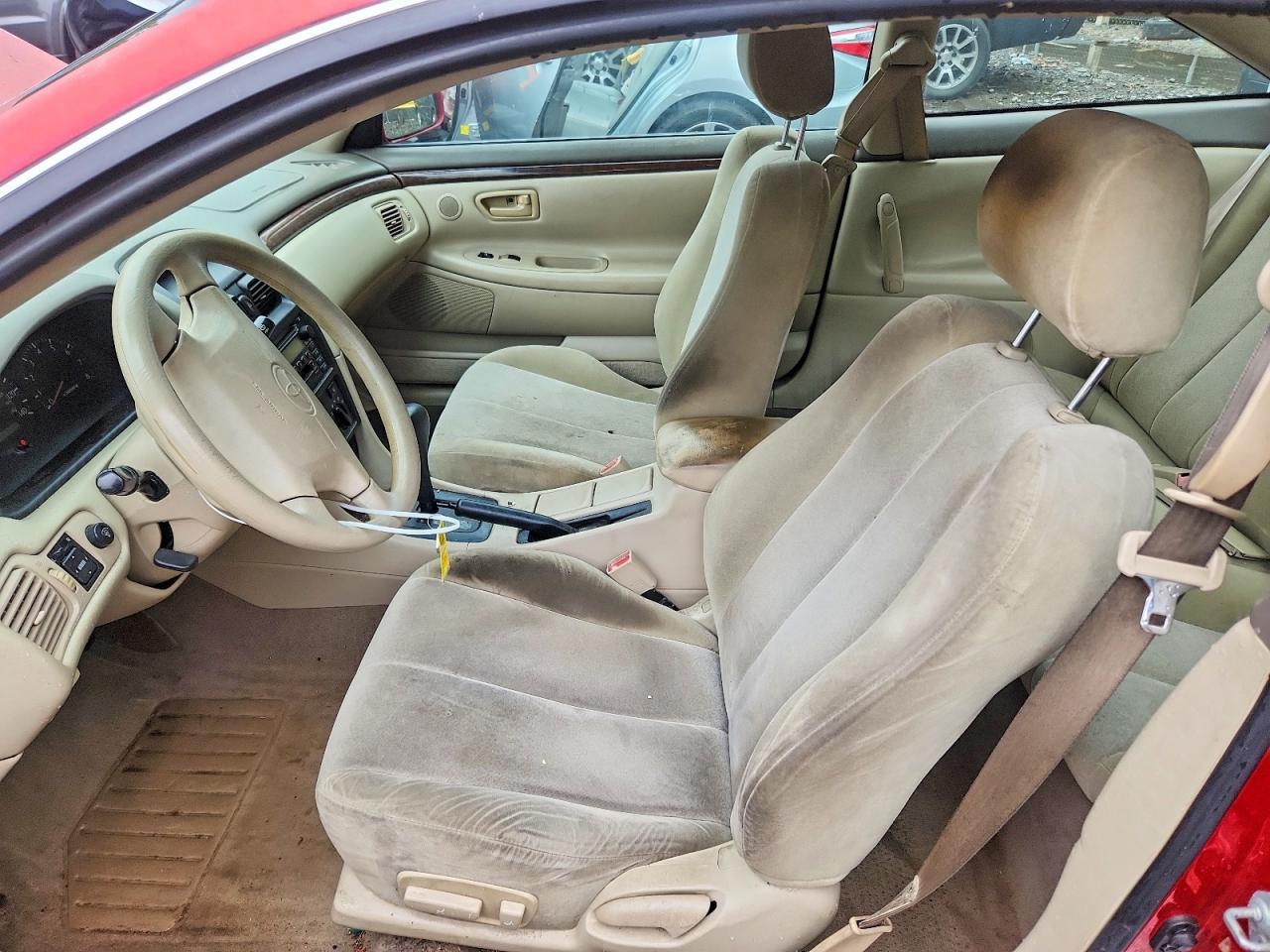 2000 Toyota Camry Solara Se Red vin: 2T1CG22P9YC262826