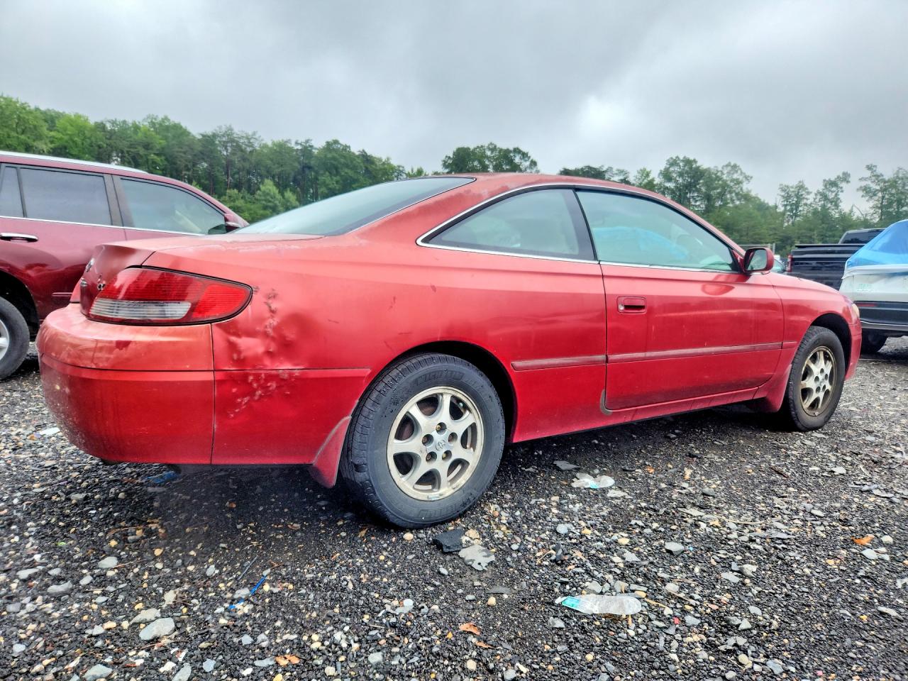 2000 Toyota Camry Solara Se Red vin: 2T1CG22P9YC262826