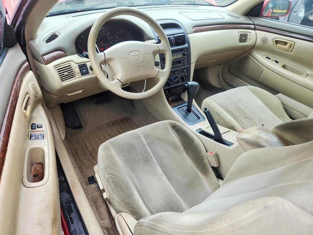 2000 Toyota Camry Solara Se Red vin: 2T1CG22P9YC262826