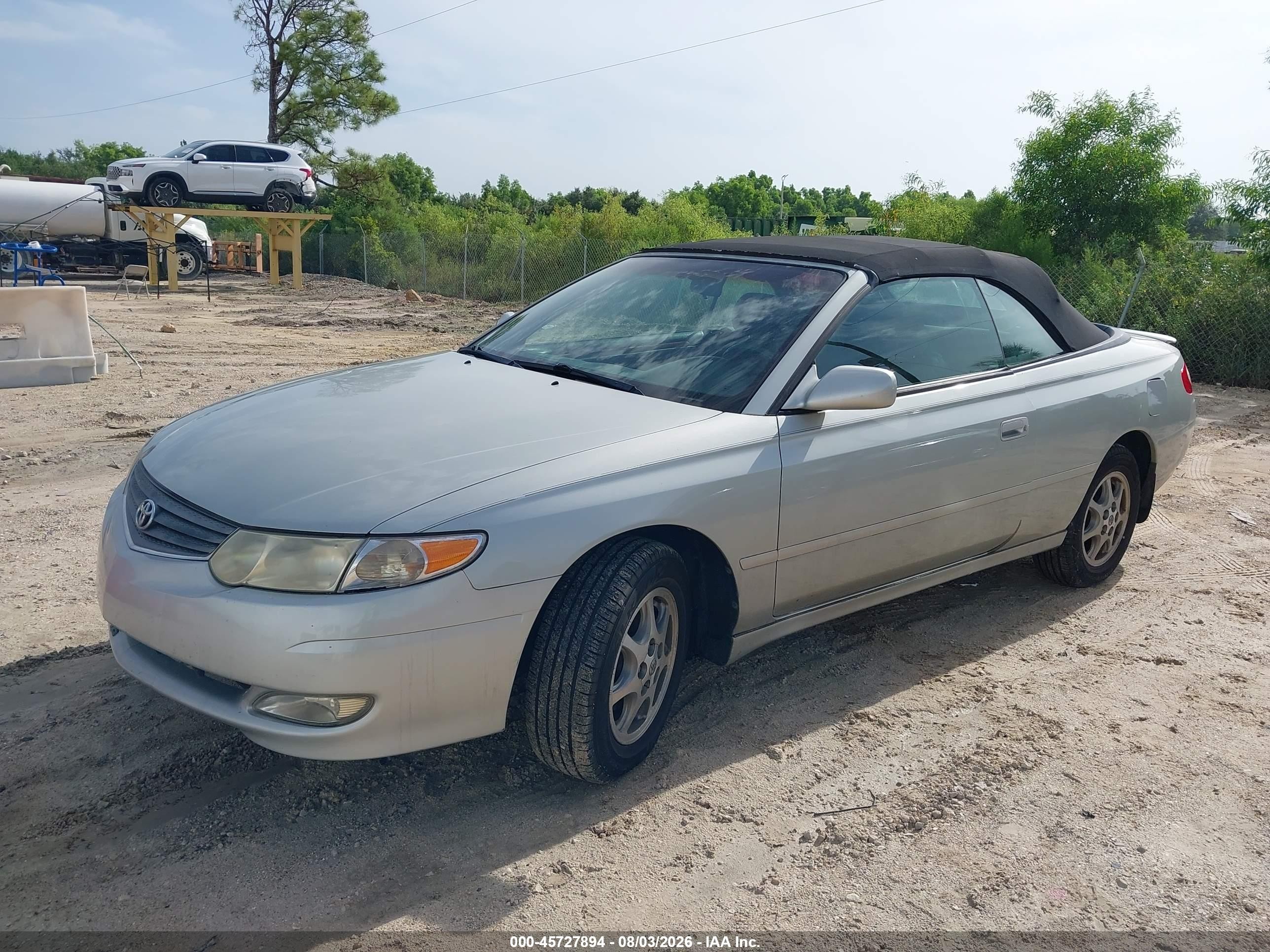 2002 Toyota Camry Solara Se Серебряный vin: 2T1FE22P32C002030