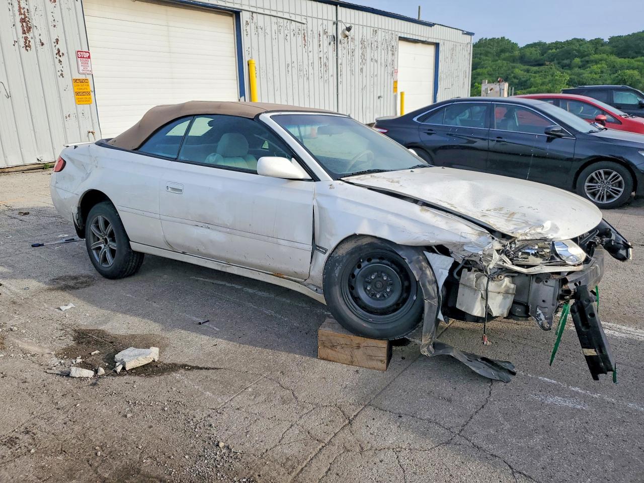 2003 Toyota Camry Solara Se White vin: 2T1FE22P83C025224