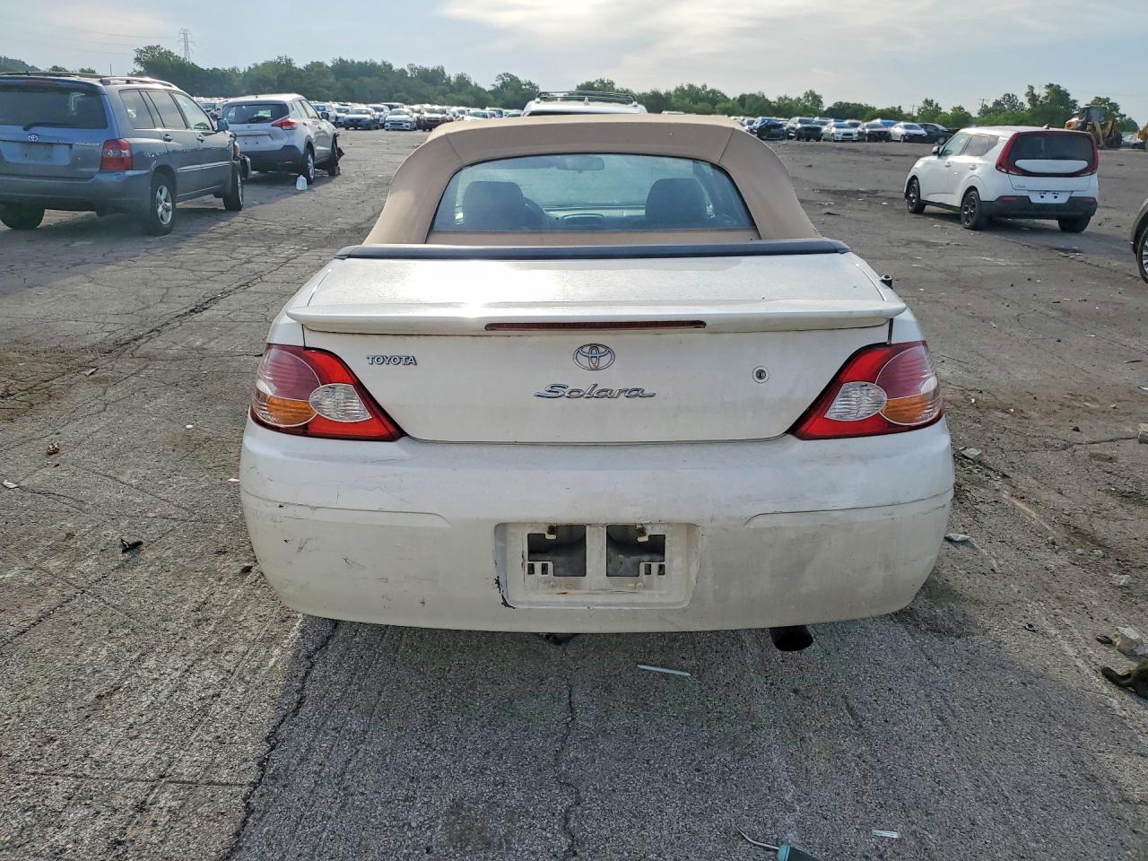 2003 Toyota Camry Solara Se White vin: 2T1FE22P83C025224
