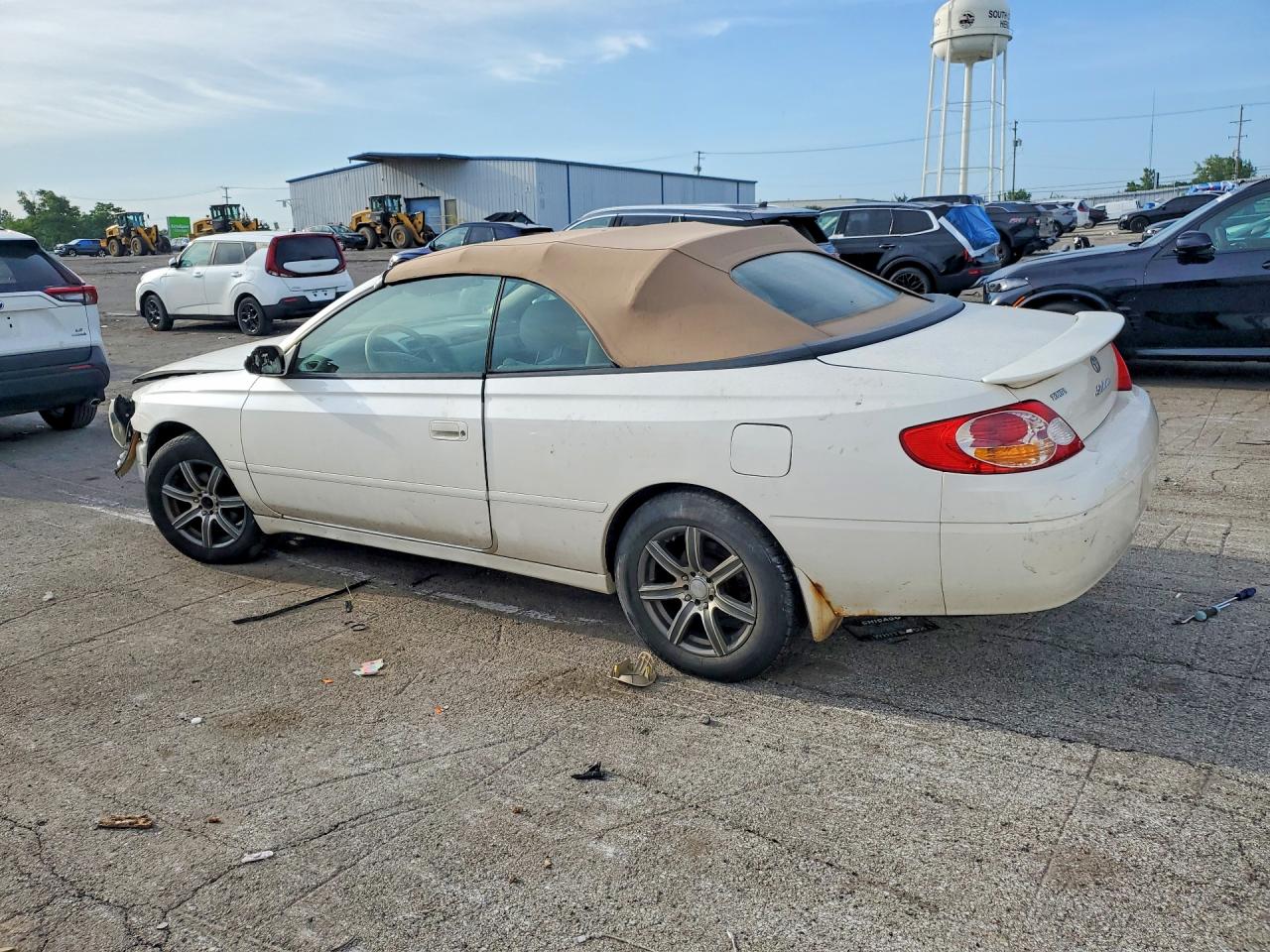 2003 Toyota Camry Solara Se White vin: 2T1FE22P83C025224