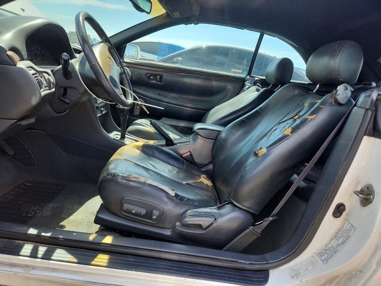 2001 Toyota Camry Solara Se V6 White vin: 2T1FF22P01C835165