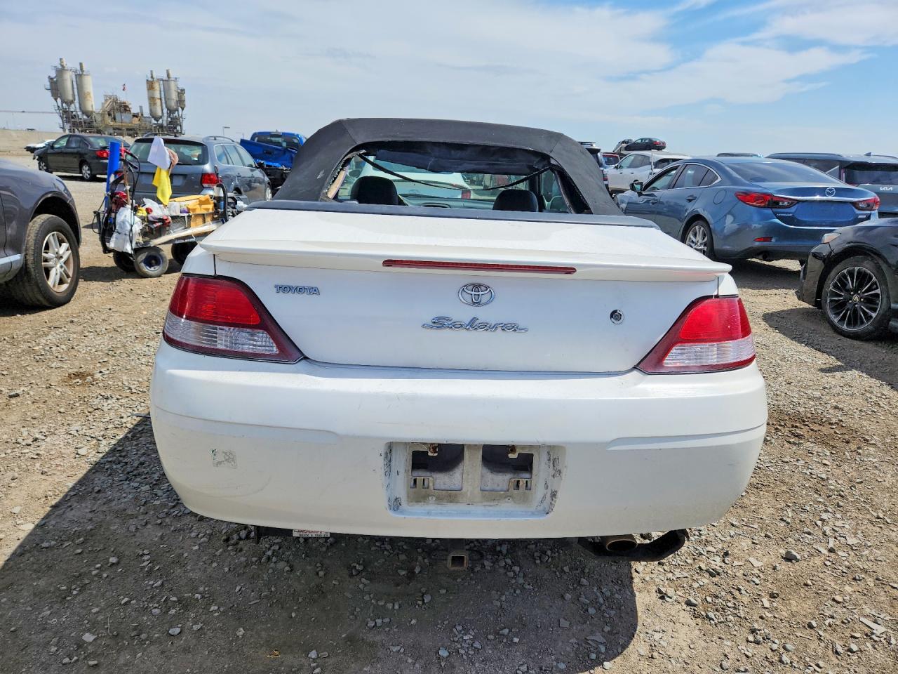 2001 Toyota Camry Solara Se V6 White vin: 2T1FF22P01C835165