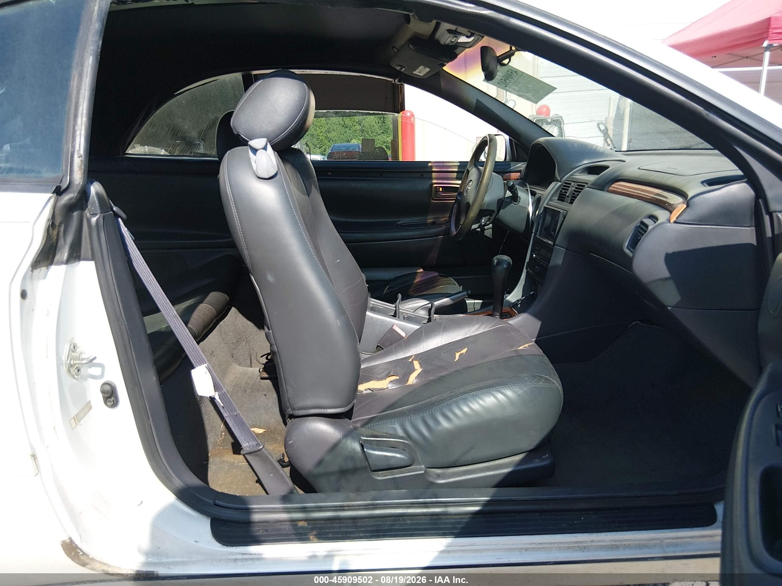 2002 Toyota Camry Solara Sle White vin: 2T1FF22P02C560236