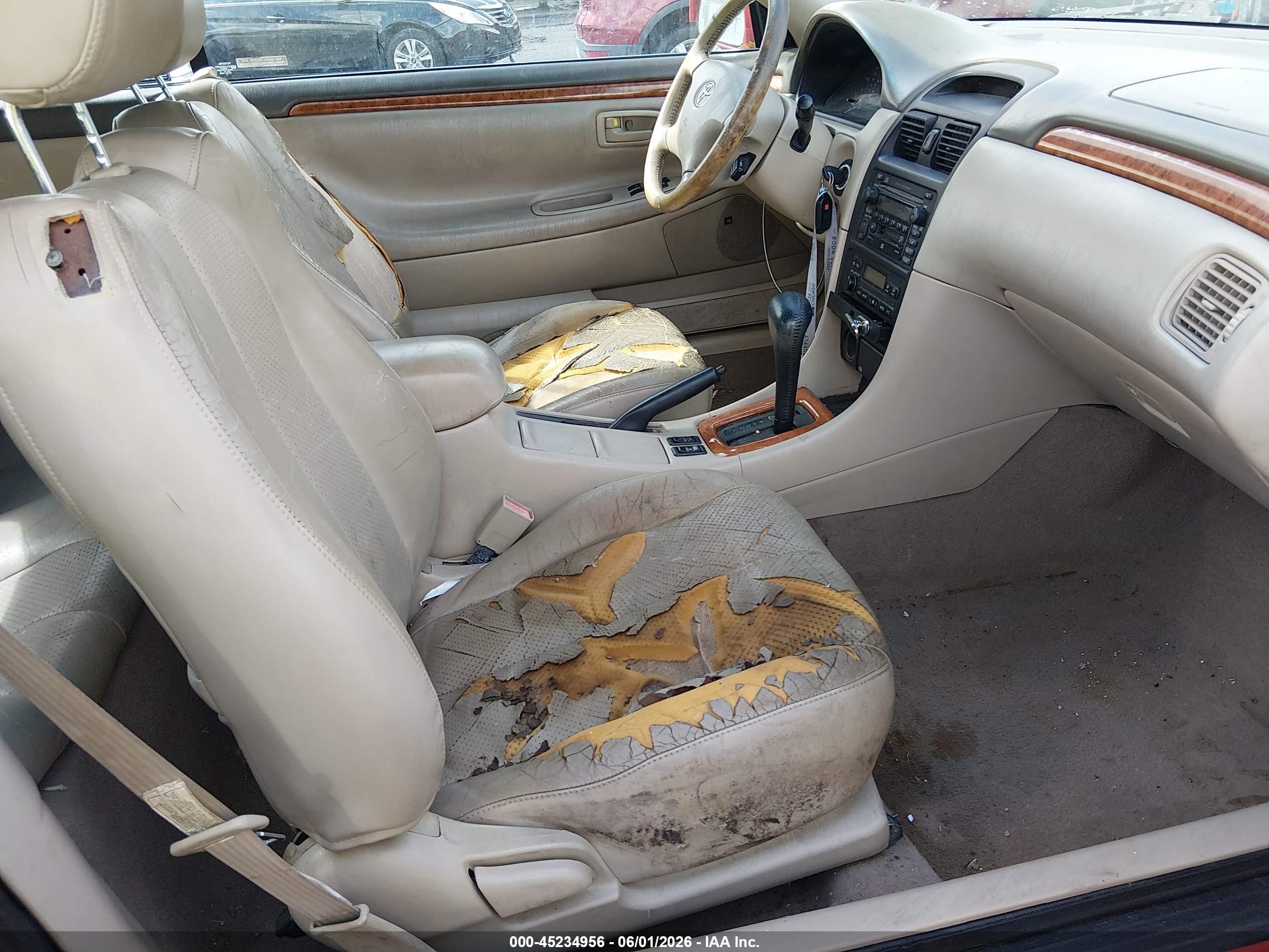 2002 Toyota Camry Solara Sle V6 Красный vin: 2T1FF22P22C599331