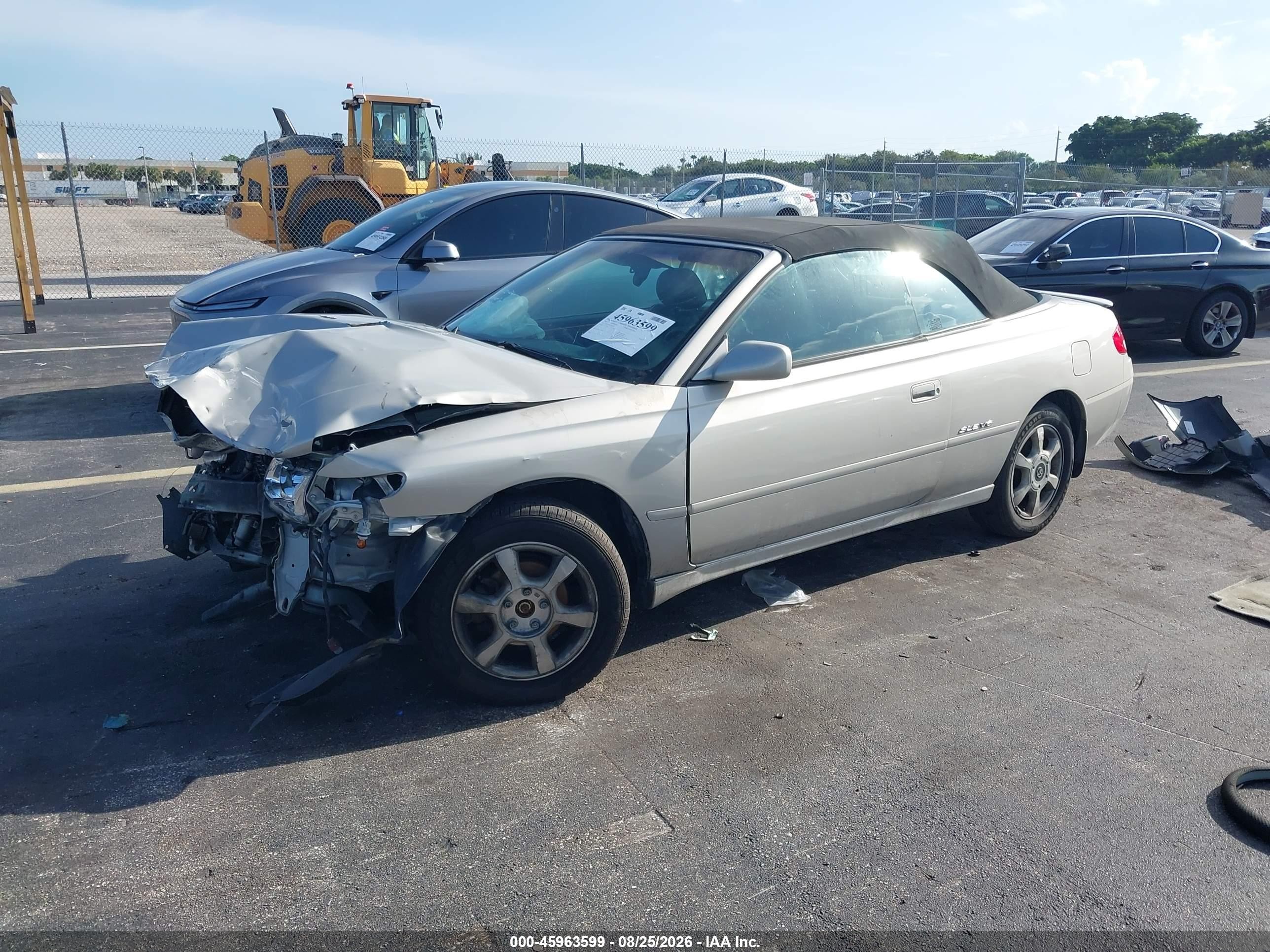 2001 Toyota Camry Solara Sle V6 Gray vin: 2T1FF22P31C495221