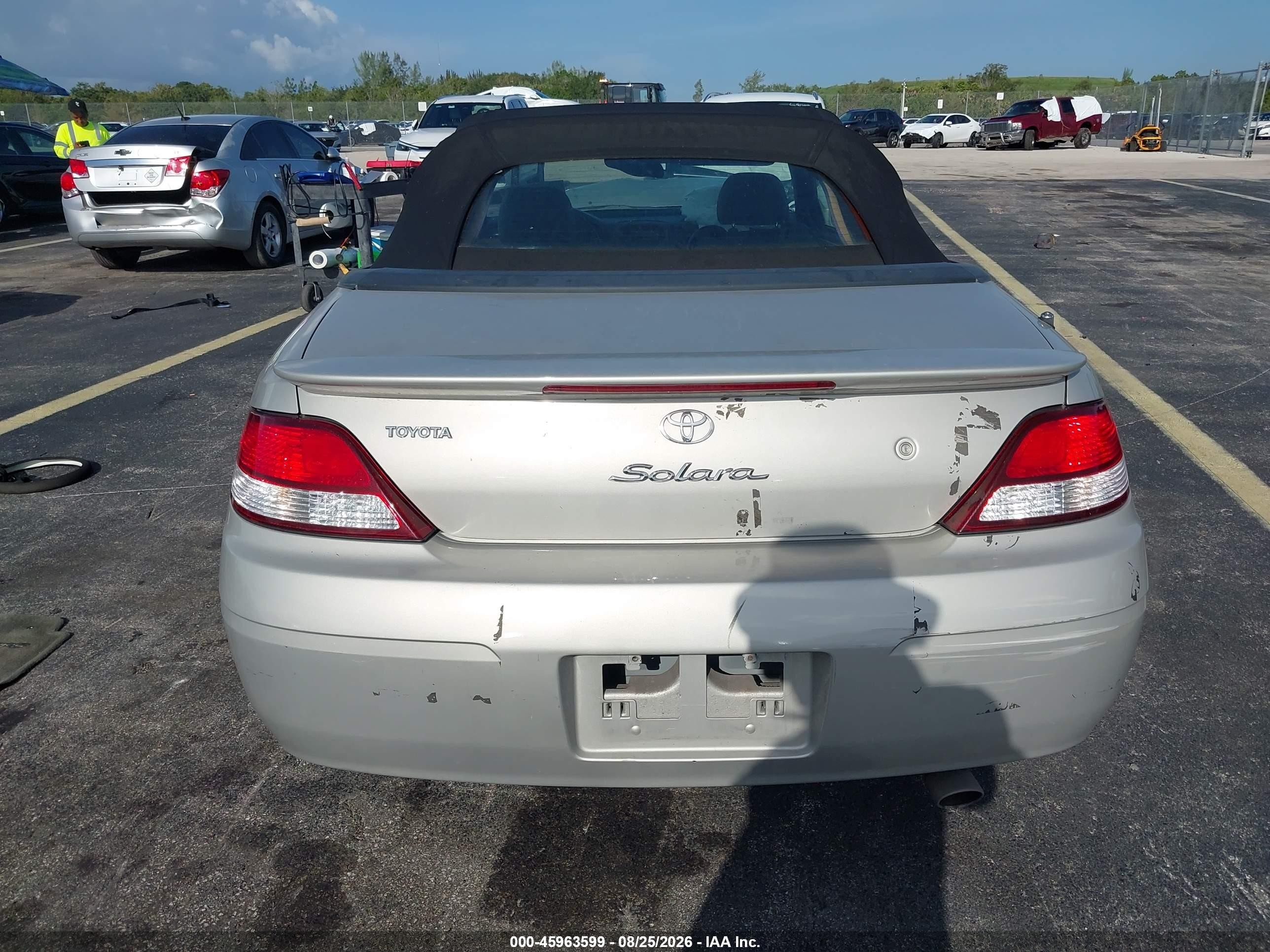 2001 Toyota Camry Solara Sle V6 Gray vin: 2T1FF22P31C495221