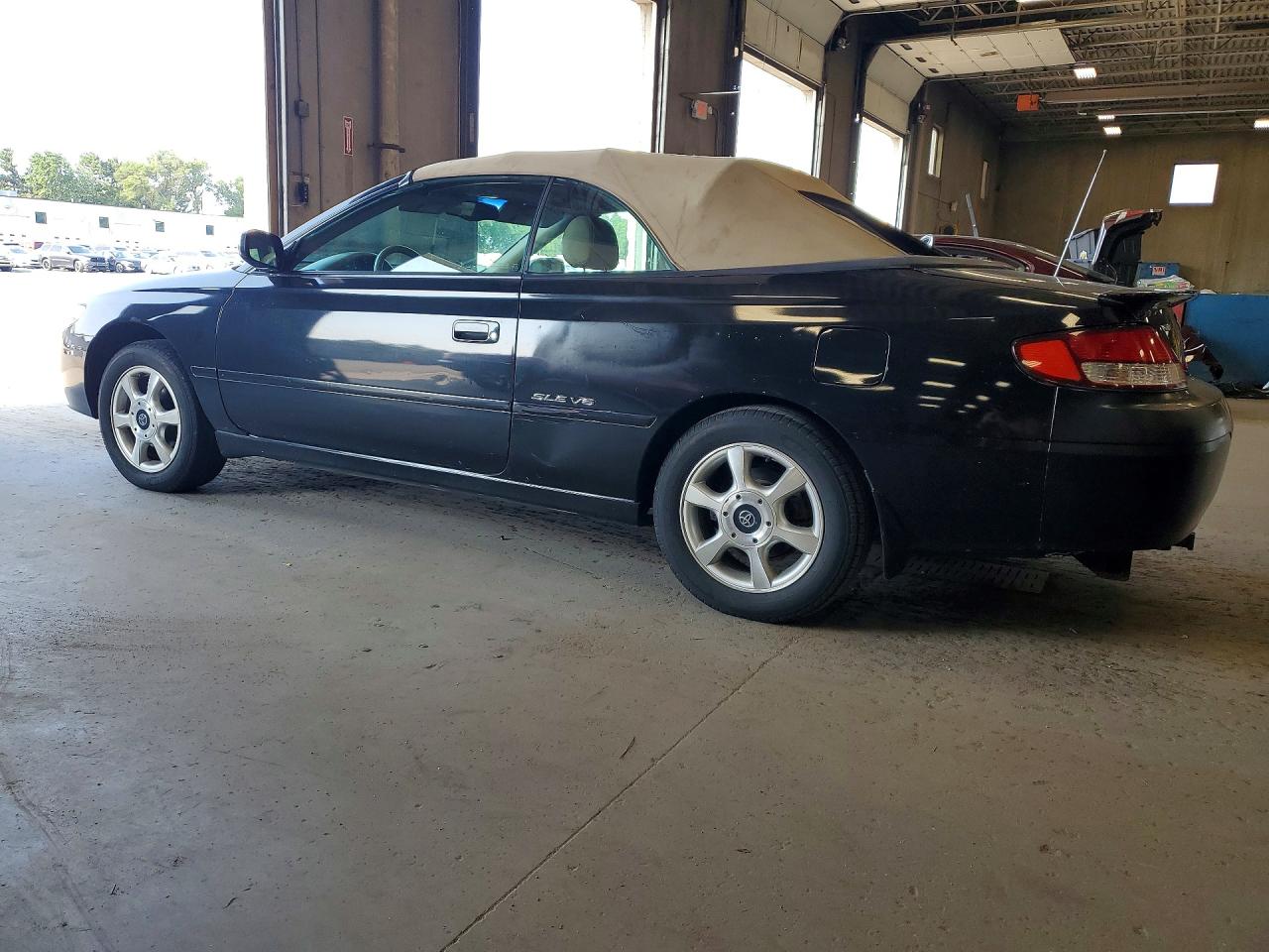 2001 Toyota Camry Solara Sle V6 Black vin: 2T1FF28P01C487262
