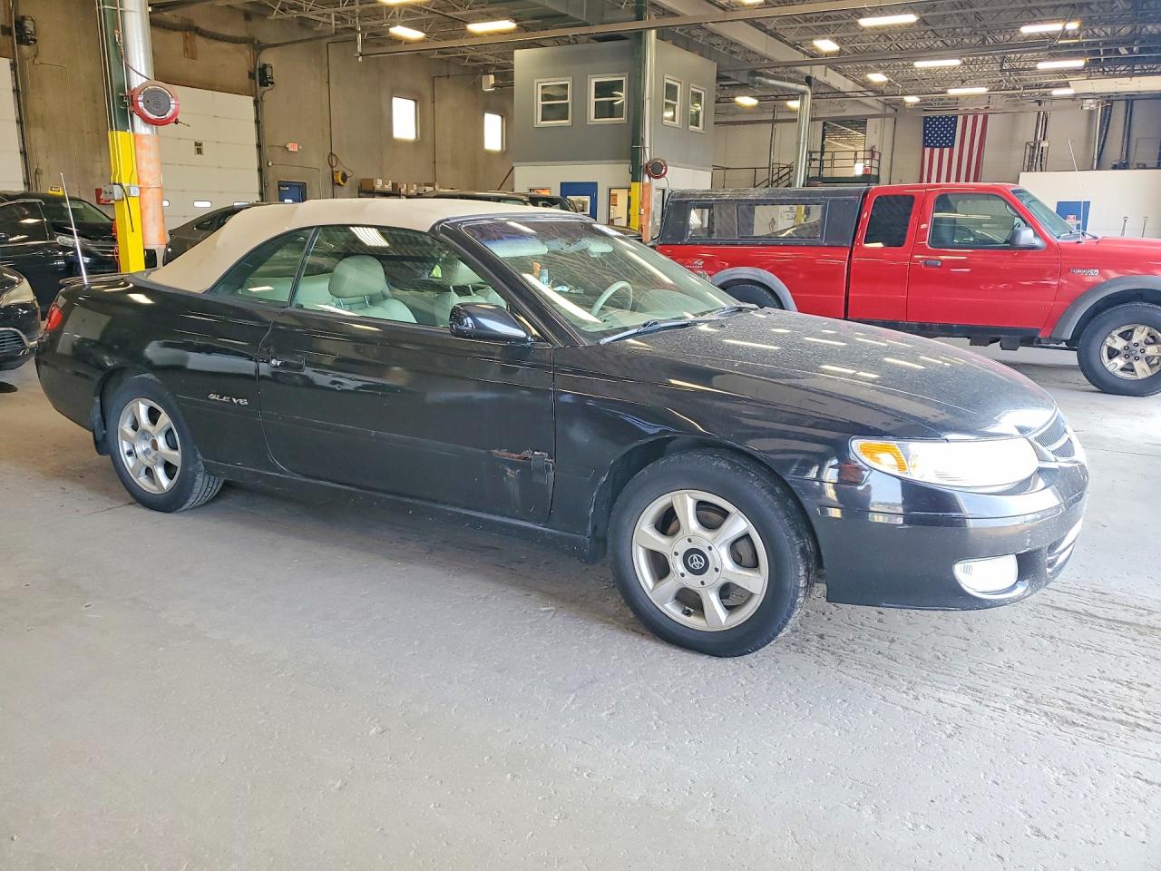 2001 Toyota Camry Solara Sle V6 Black vin: 2T1FF28P01C487262