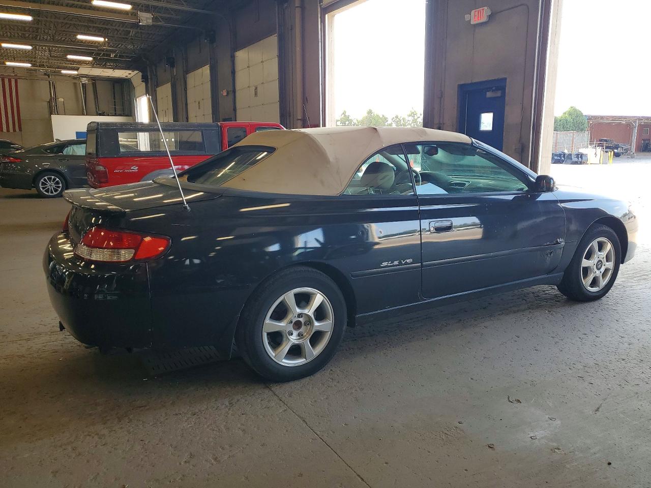 2001 Toyota Camry Solara Sle V6 Black vin: 2T1FF28P01C487262