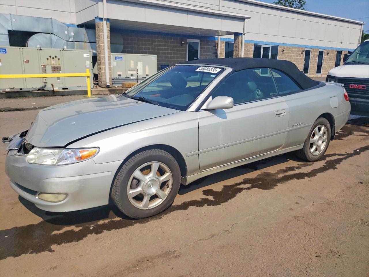 2002 Toyota Camry Solara Sle V6 Silver vin: 2T1FF28P02C594913