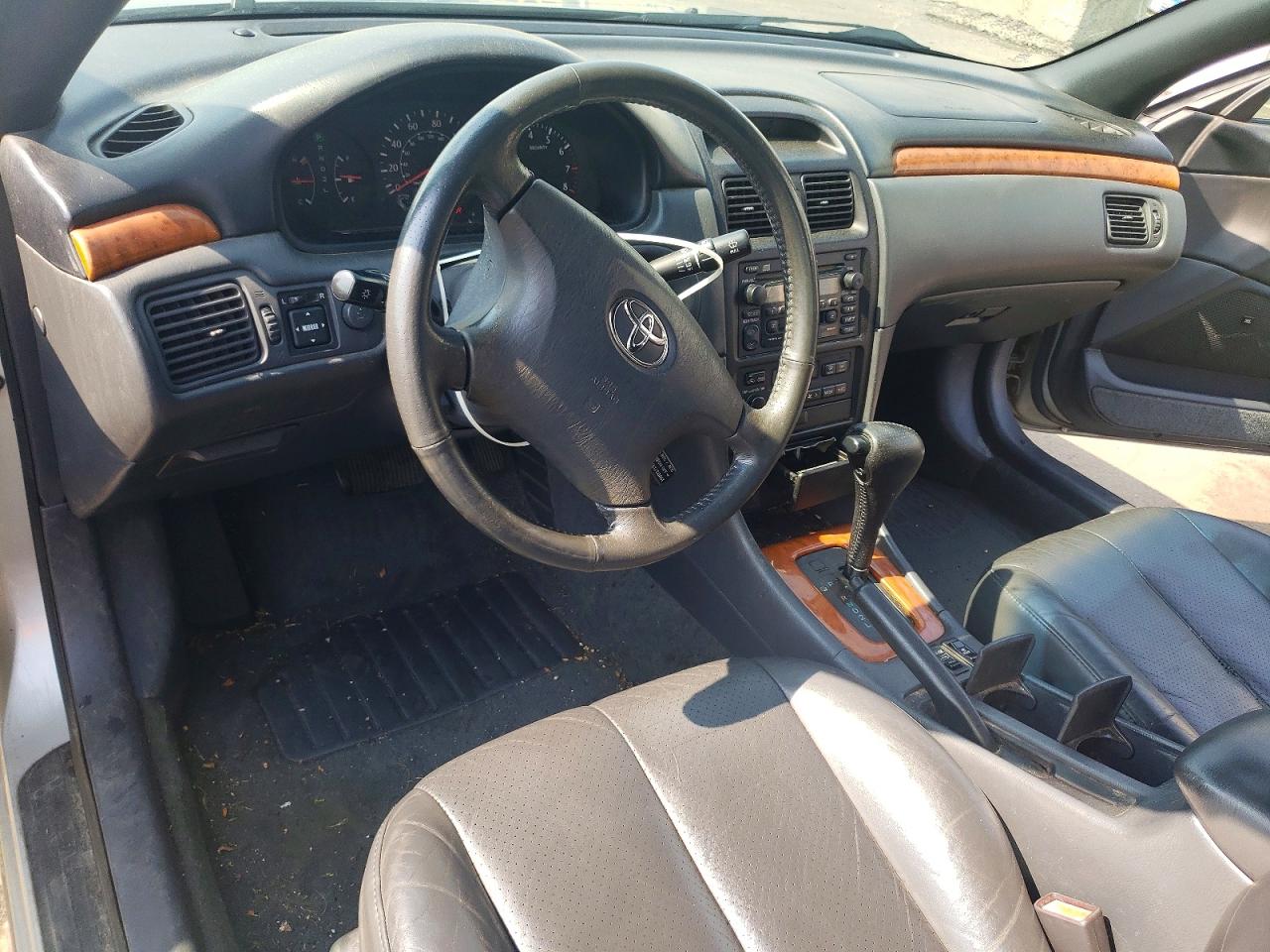2002 Toyota Camry Solara Sle V6 Silver vin: 2T1FF28P02C594913