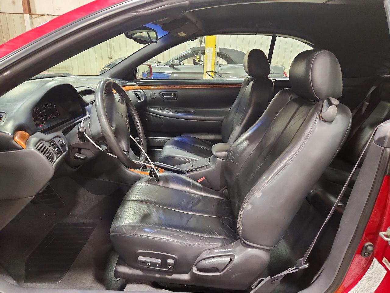 2002 Toyota Camry Solara Sle V6 Red vin: 2T1FF28P12C571169