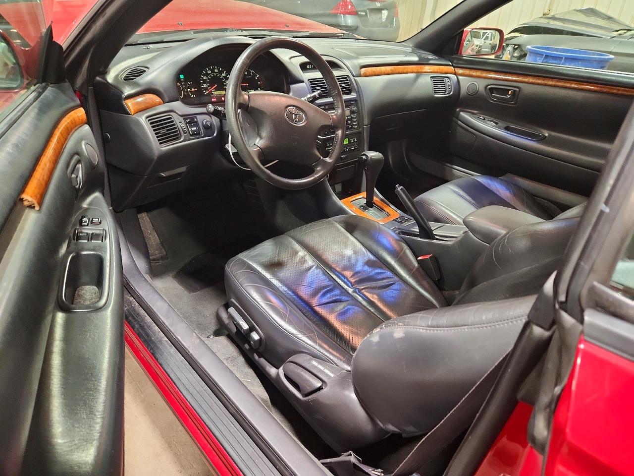 2002 Toyota Camry Solara Sle V6 Red vin: 2T1FF28P12C571169