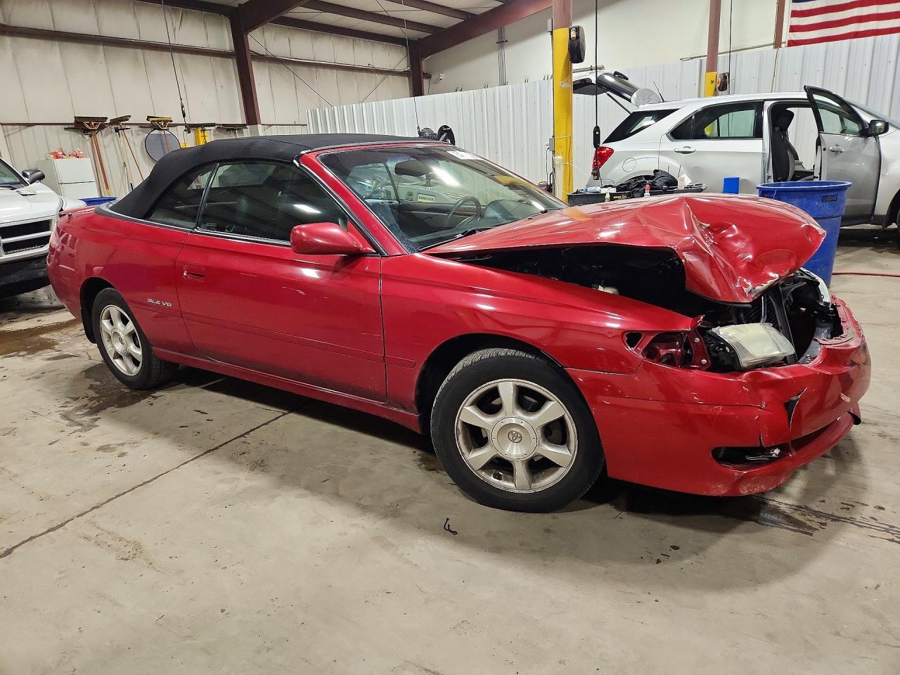 2002 Toyota Camry Solara Sle V6 Red vin: 2T1FF28P12C571169