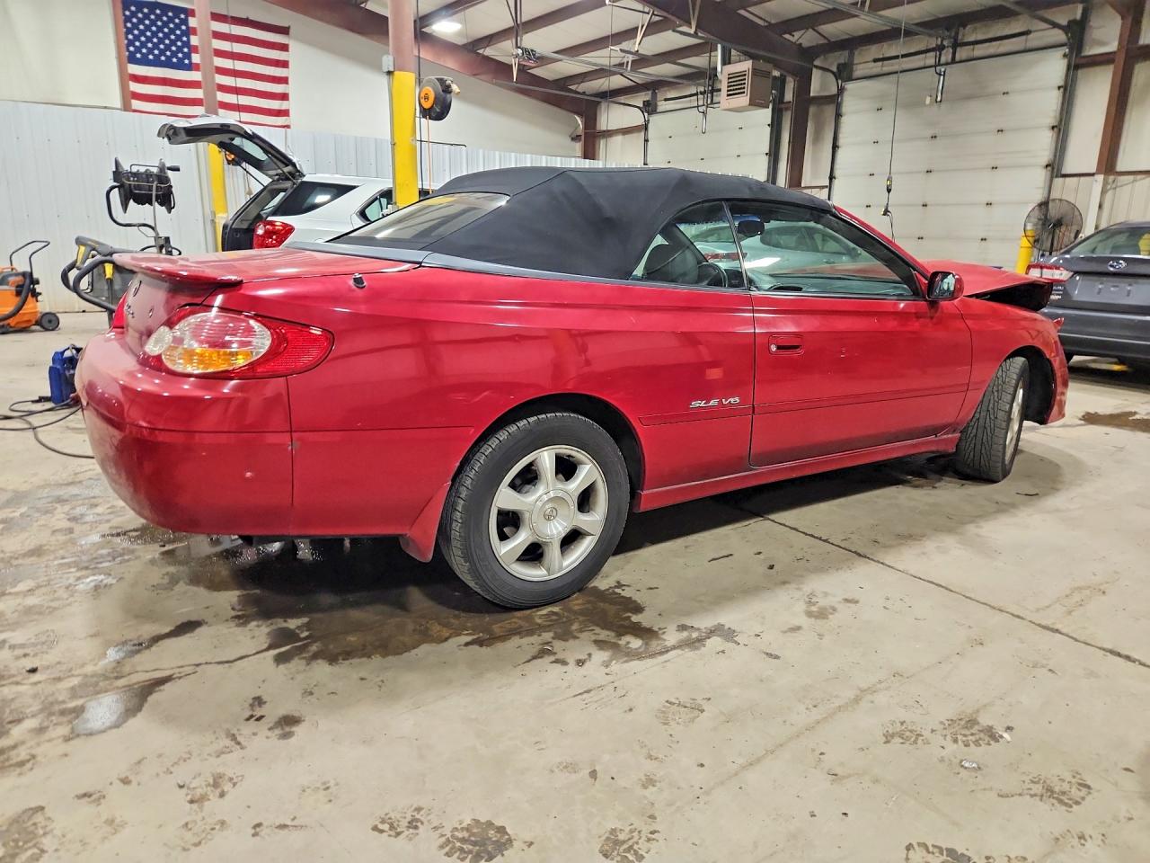 2002 Toyota Camry Solara Sle V6 Red vin: 2T1FF28P12C571169