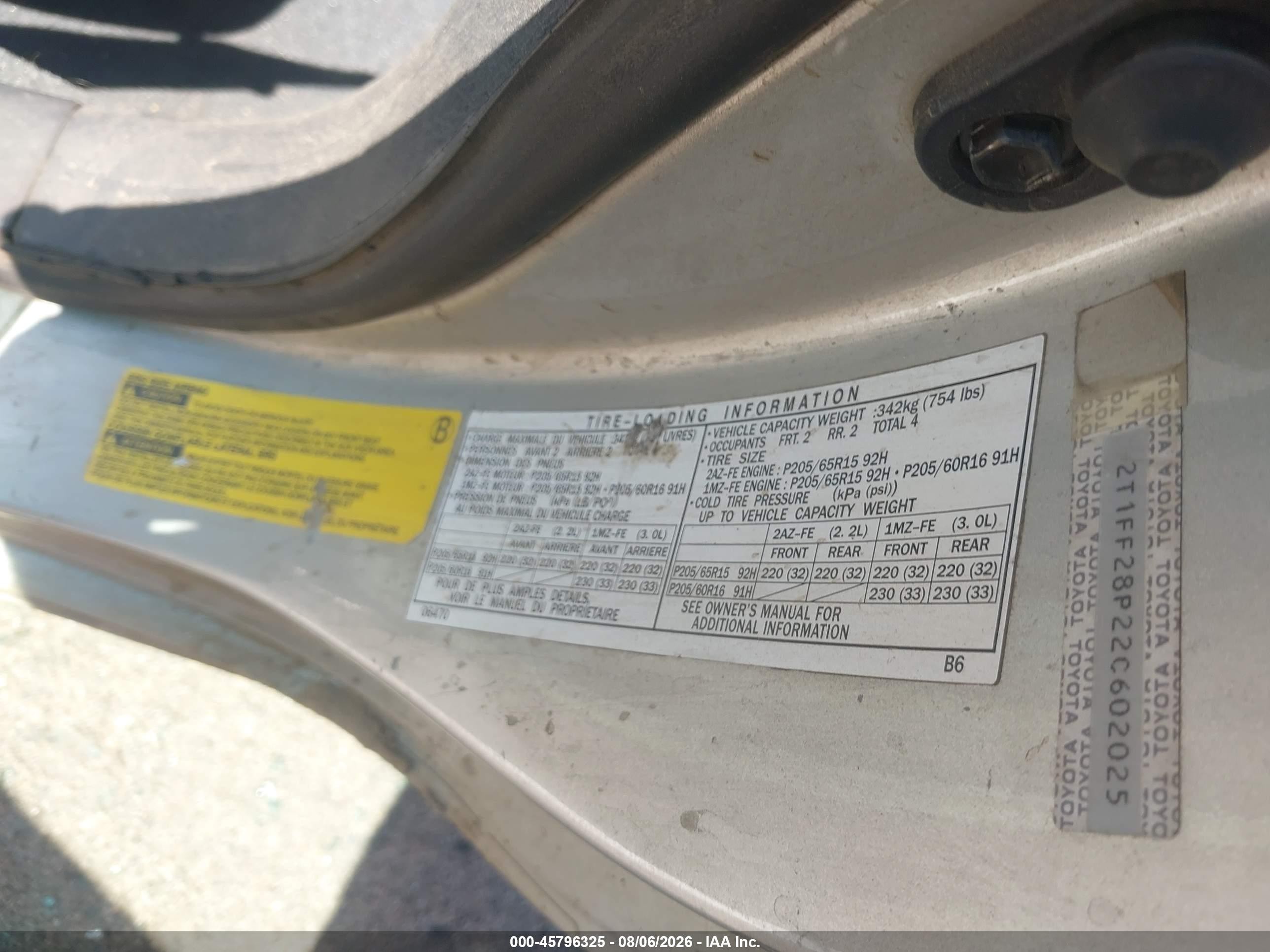 2002 Toyota Camry Solara Sle Серый vin: 2T1FF28P22C602025