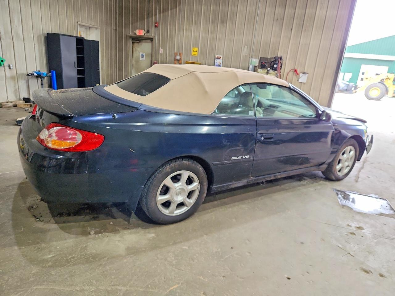2002 Toyota Camry Solara Sle V6 Black vin: 2T1FF28P42C553846