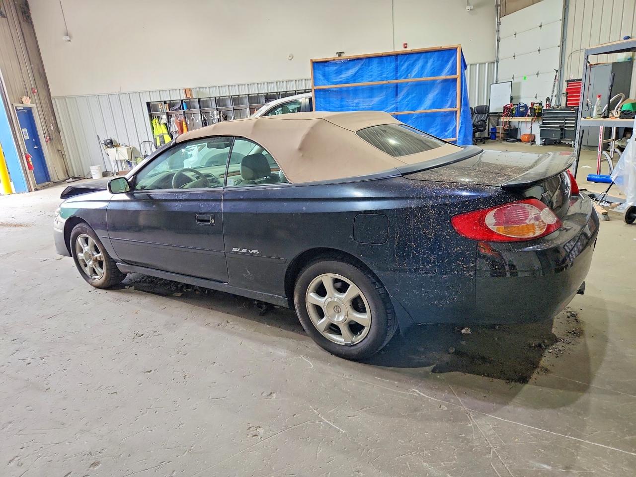 2002 Toyota Camry Solara Sle V6 Black vin: 2T1FF28P42C553846