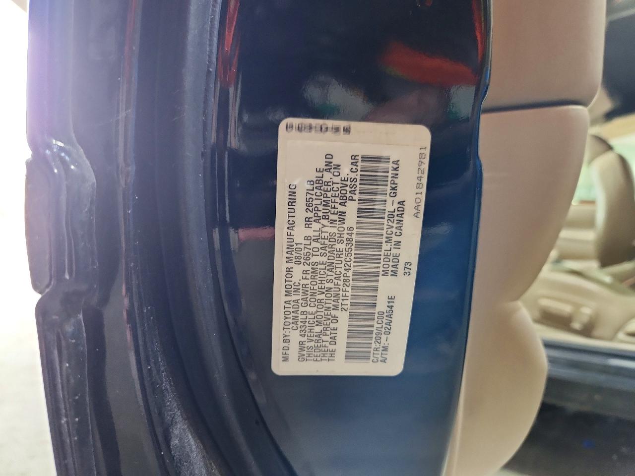 2002 Toyota Camry Solara Sle V6 Black vin: 2T1FF28P42C553846