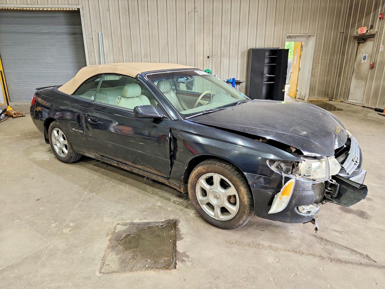 2002 Toyota Camry Solara Sle V6 Black vin: 2T1FF28P42C553846