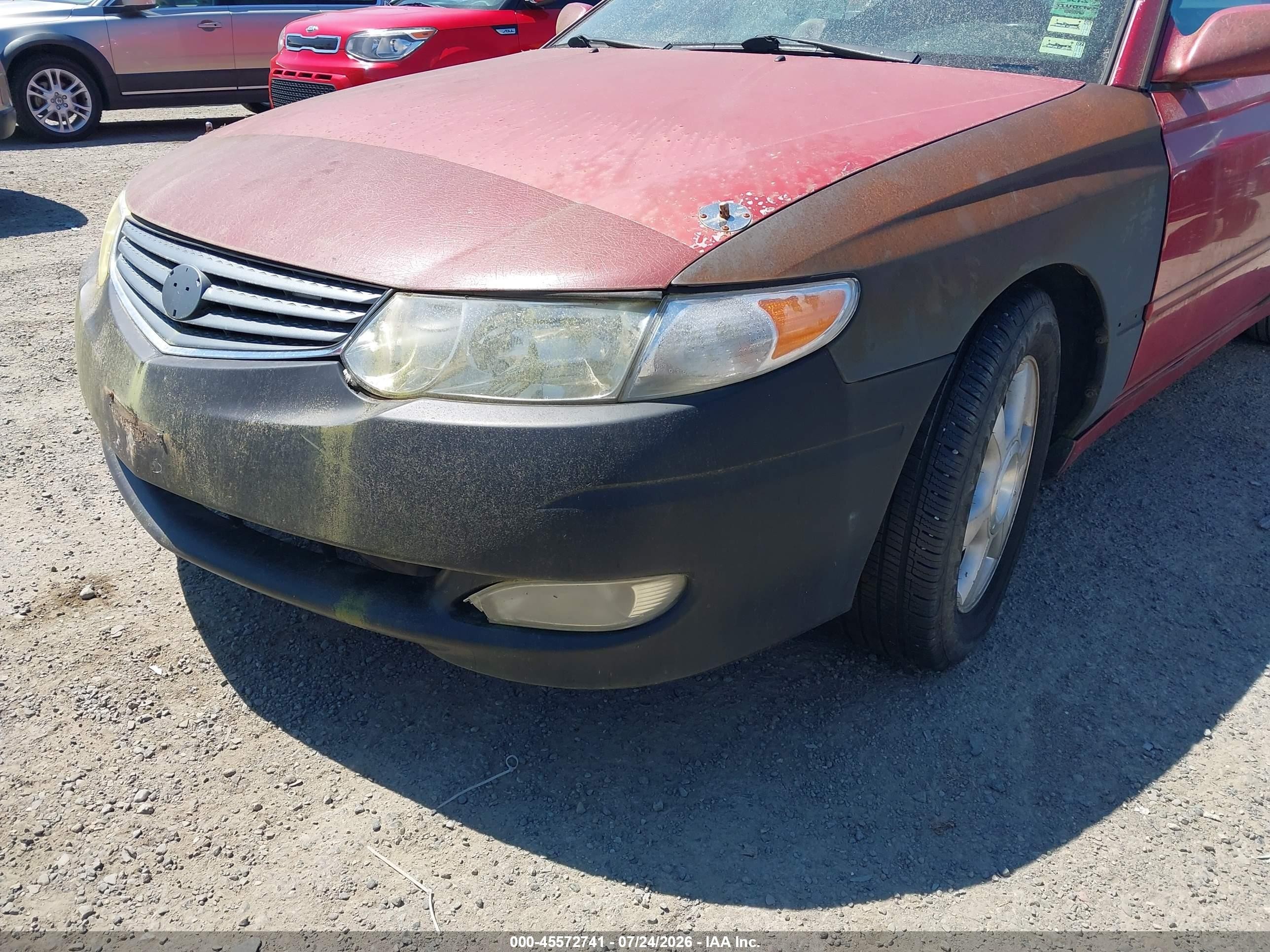 2002 Toyota Camry Solara Sle Red vin: 2T1FF28P52C592249