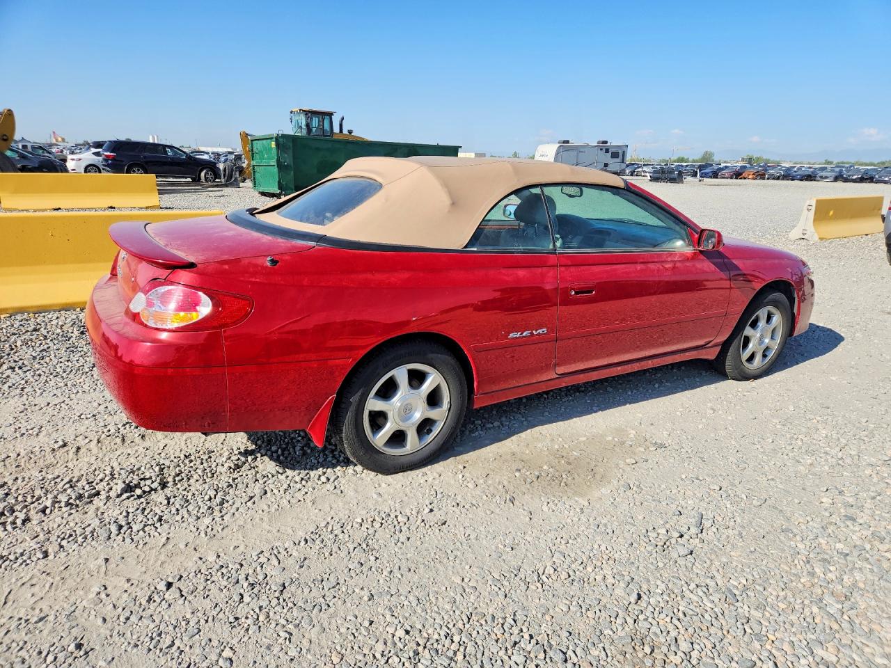 2003 Toyota Camry Solara Sle V6 Red vin: 2T1FF28P53C610461