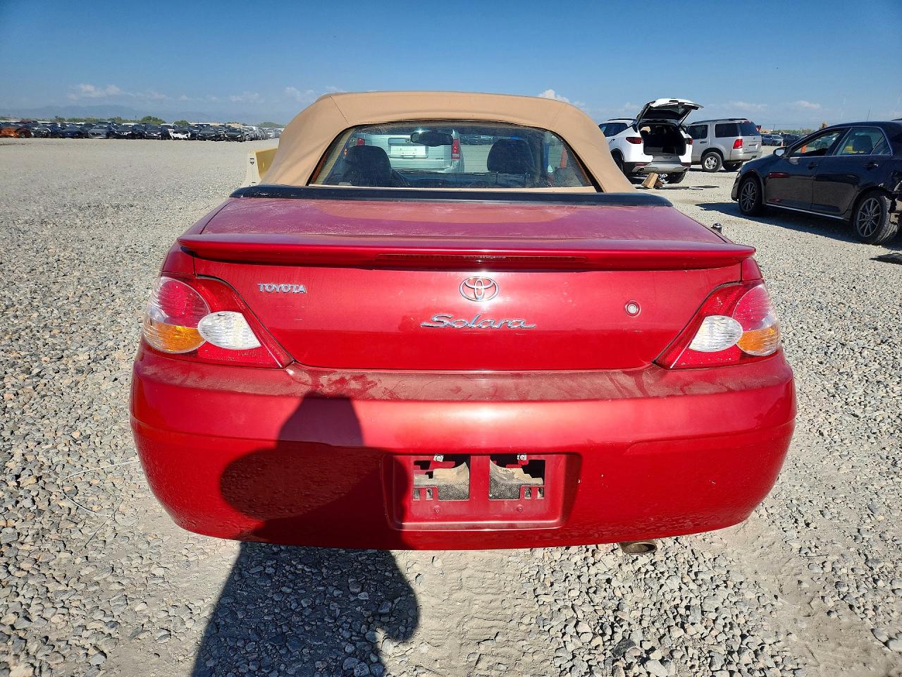 2003 Toyota Camry Solara Sle V6 Red vin: 2T1FF28P53C610461