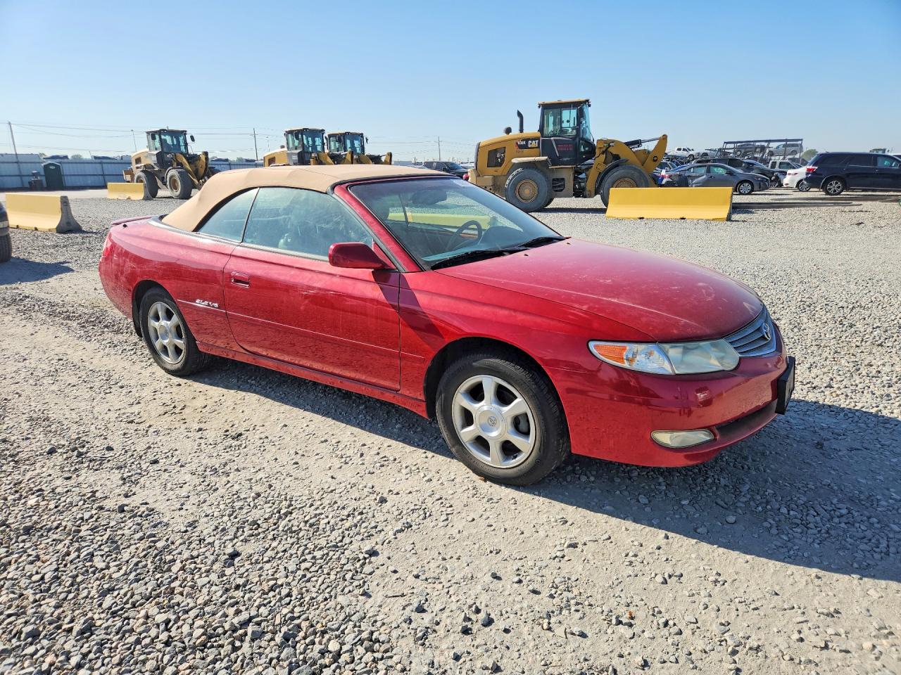 2003 Toyota Camry Solara Sle V6 Red vin: 2T1FF28P53C610461
