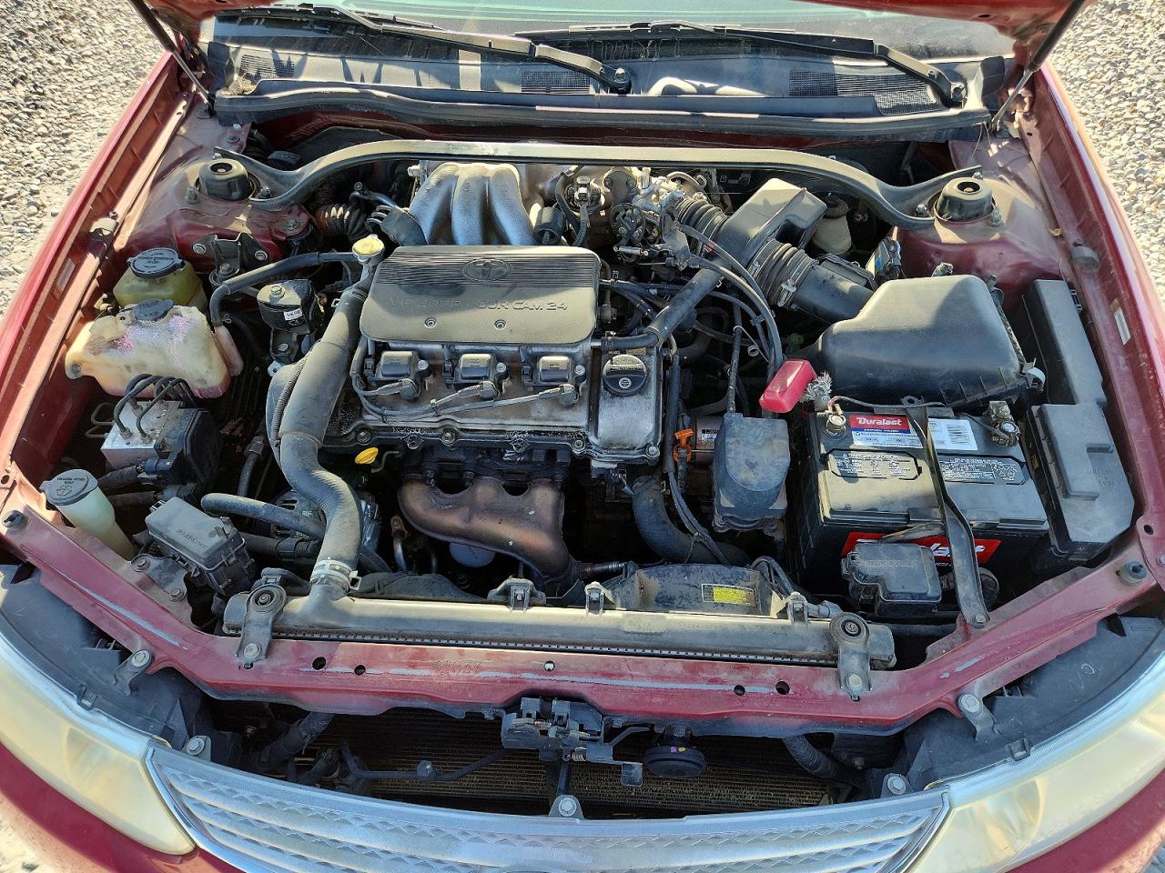 2003 Toyota Camry Solara Sle V6 Red vin: 2T1FF28P53C610461