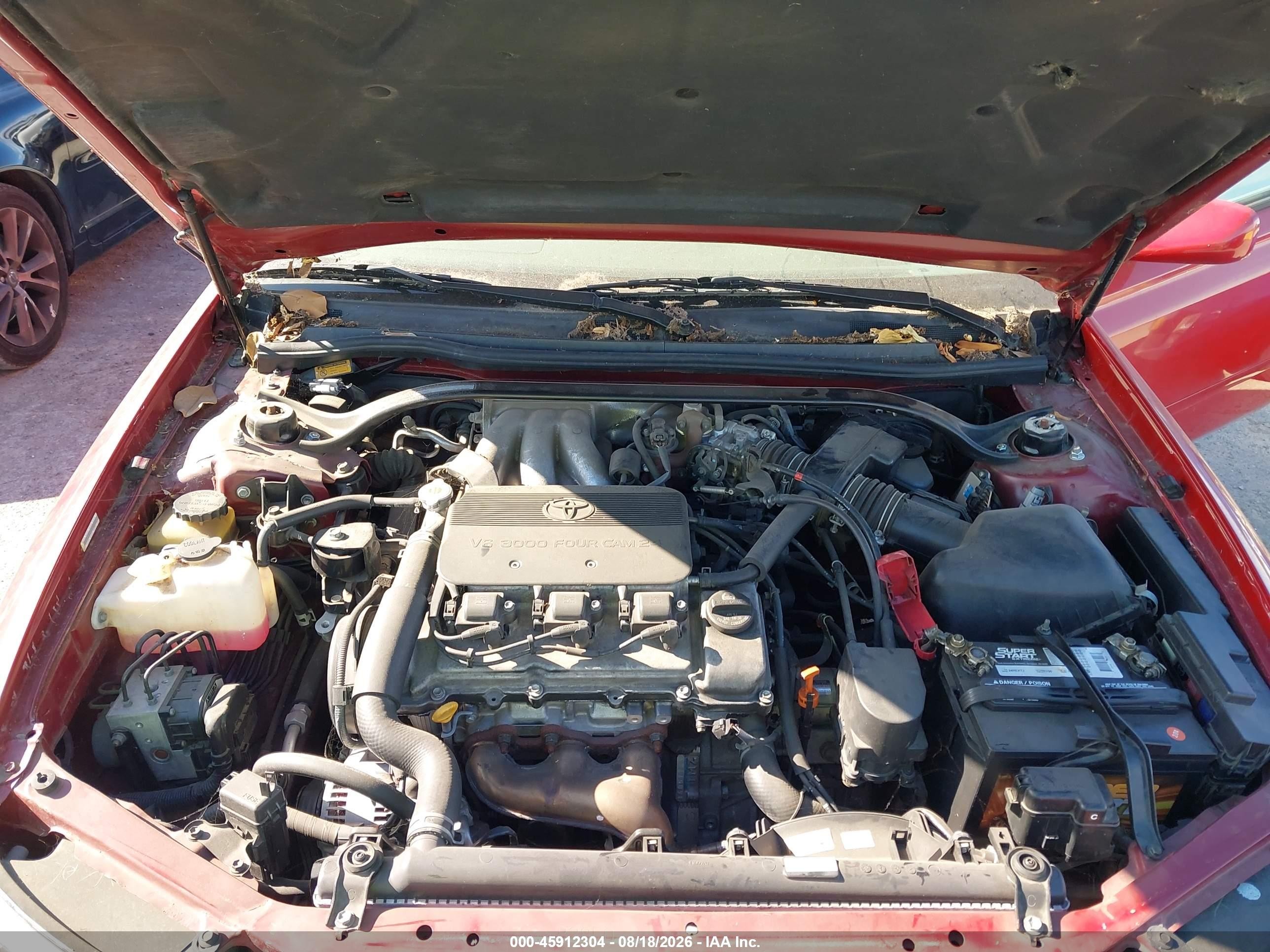 2001 Toyota Camry Solara Sle V6 Красный vin: 2T1FF28P61C485175