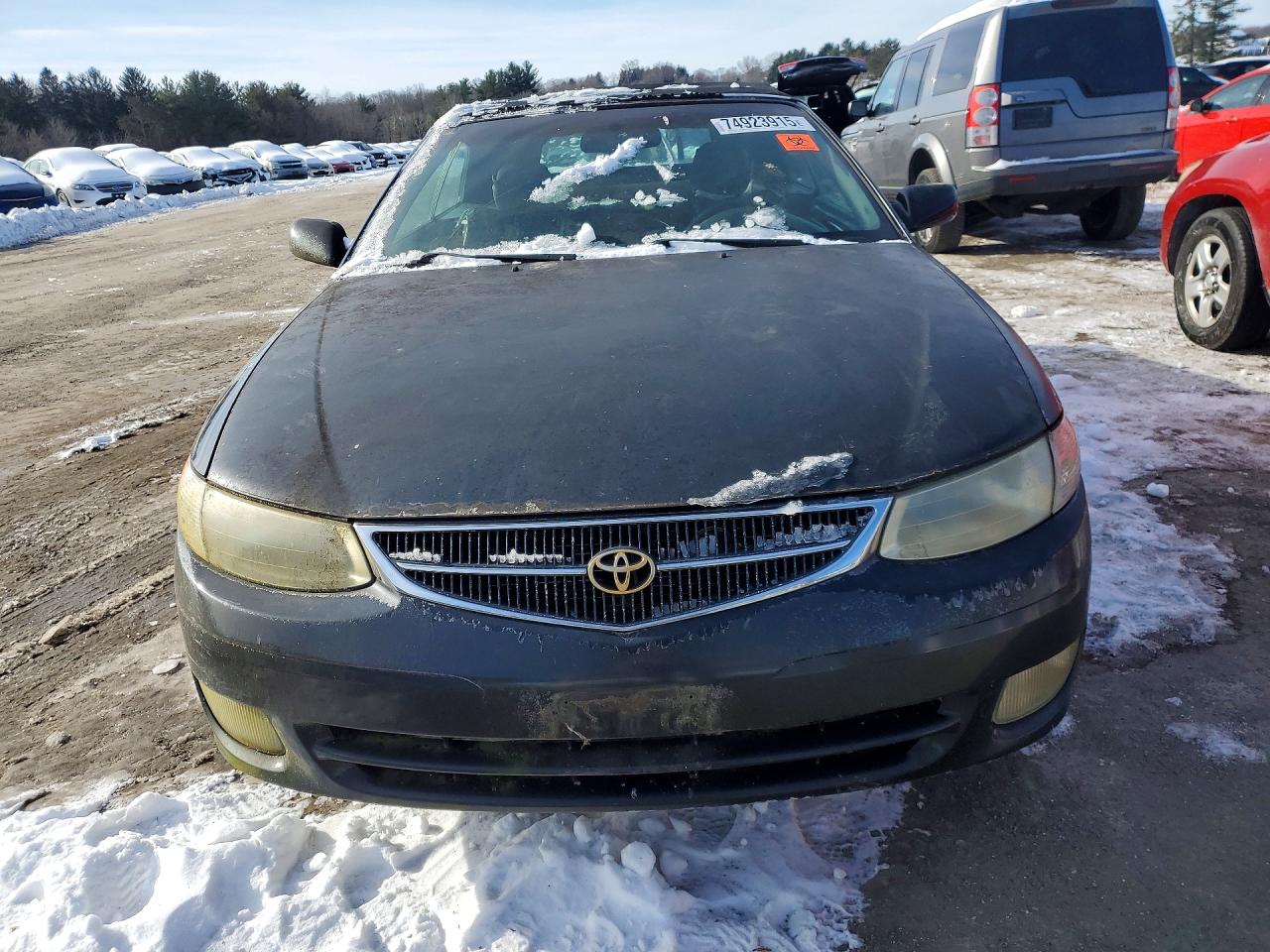 2001 Toyota Camry Solara Sle V6 Black vin: 2T1FF28P81C517835