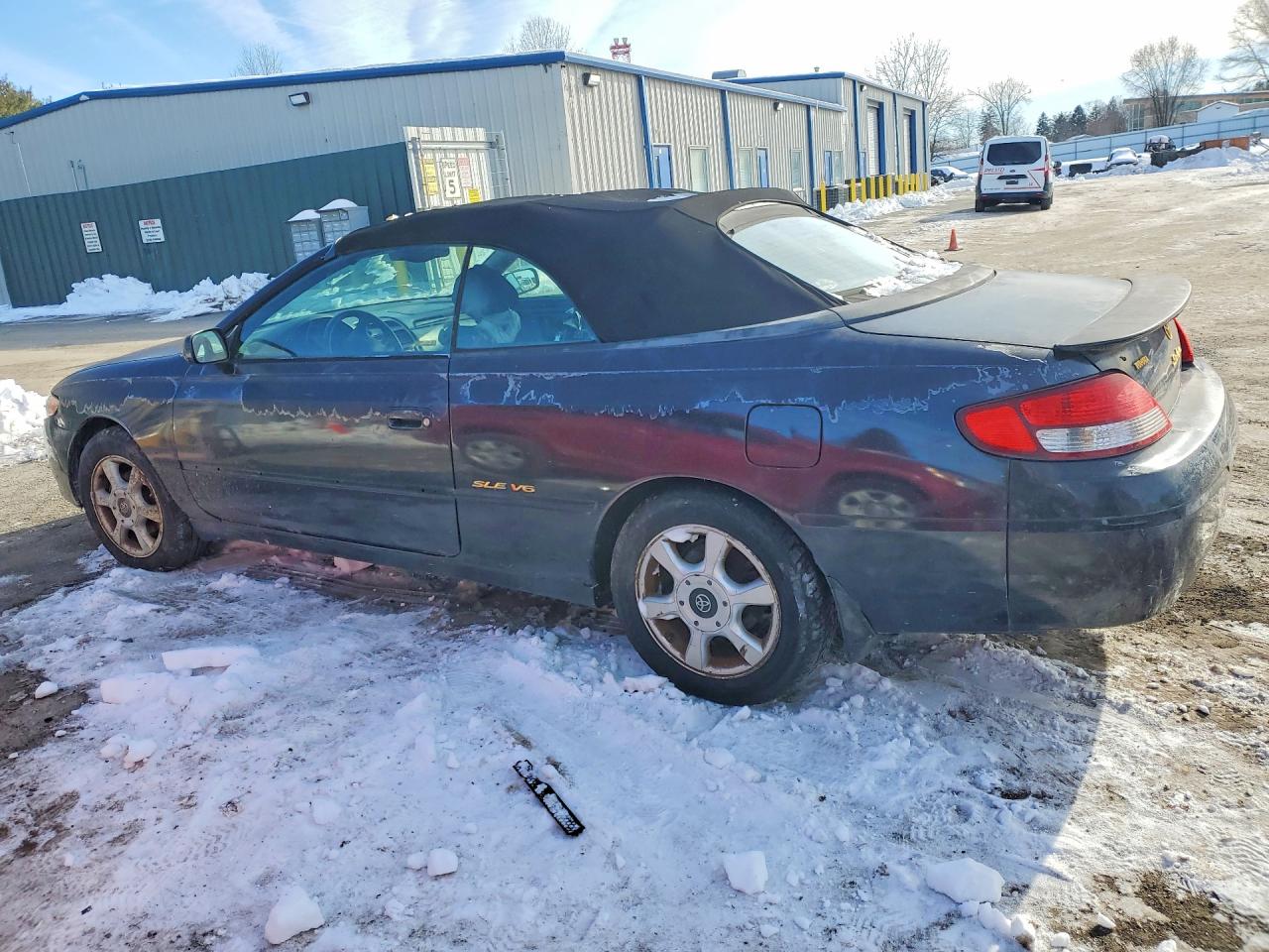 2001 Toyota Camry Solara Sle V6 Black vin: 2T1FF28P81C517835
