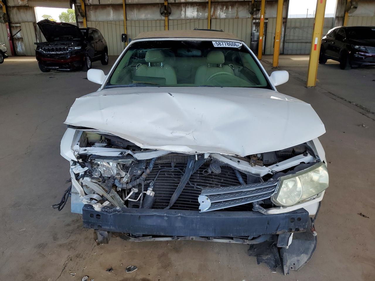 2003 Toyota Camry Solara Sle V6 White vin: 2T1FF28P83C610678