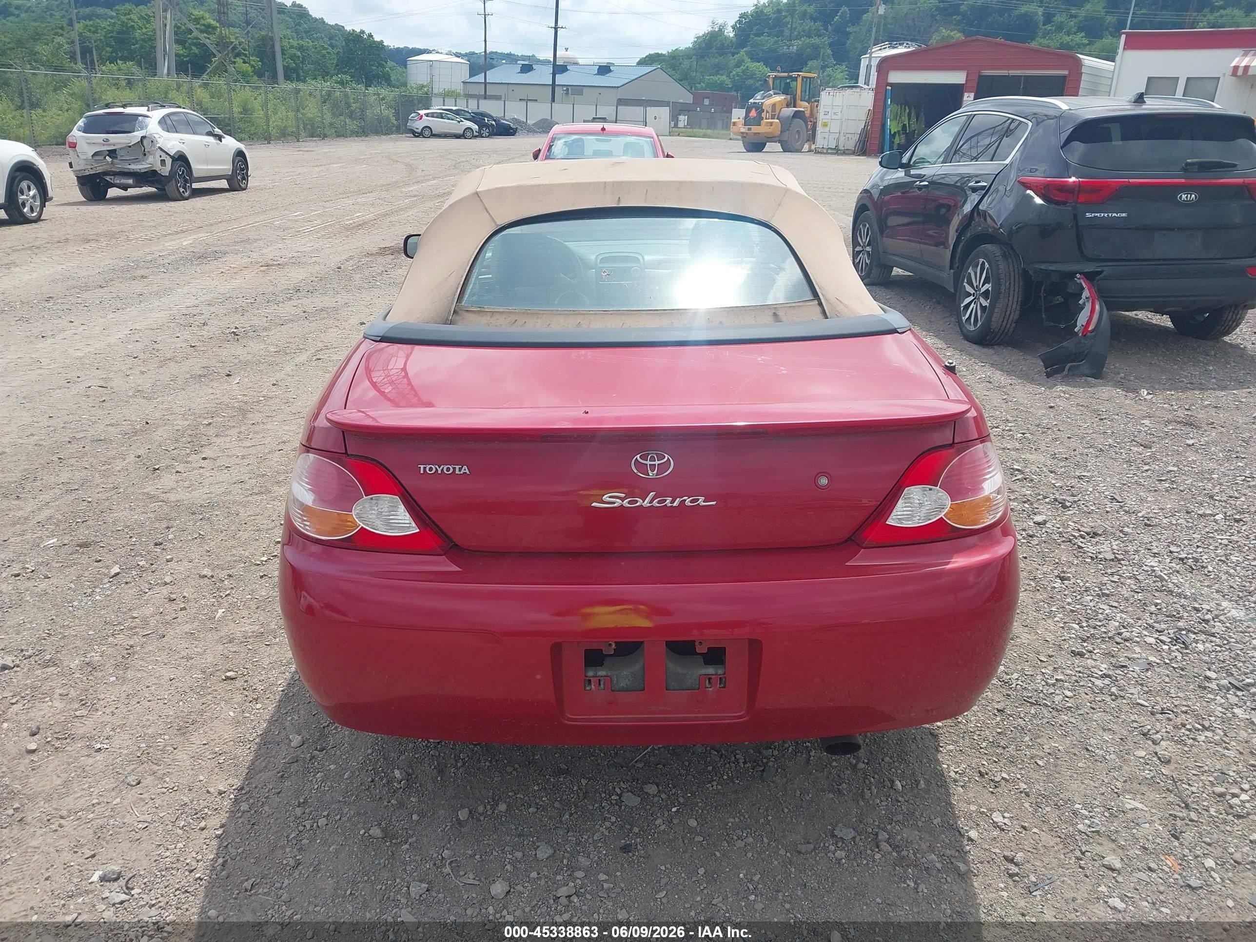 2002 Toyota Camry Solara Sle Красный vin: 2T1FF28PX2C591176