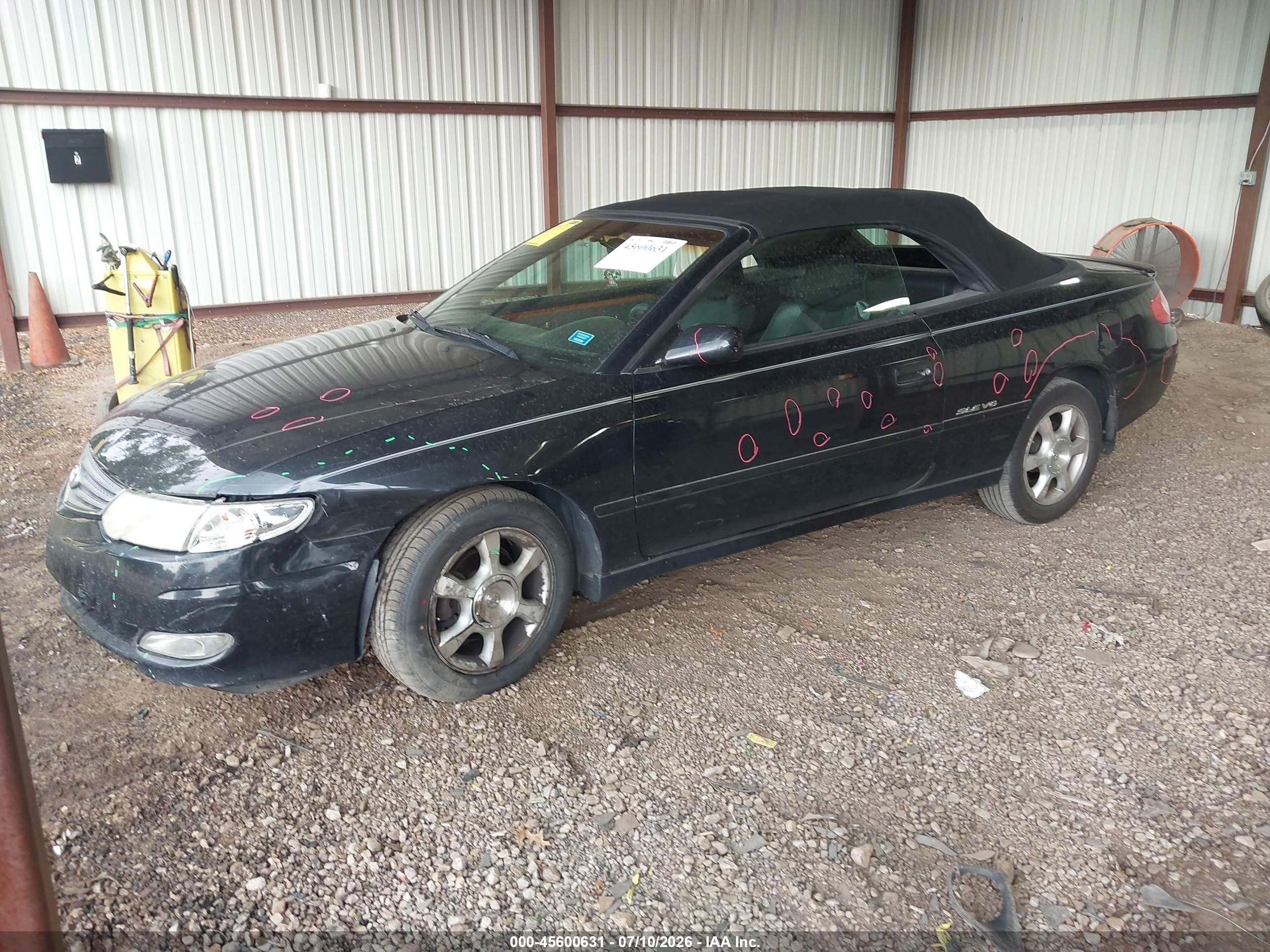 2003 Toyota Camry Solara Sle V6 Черный vin: 2T1FF28PX3C610942
