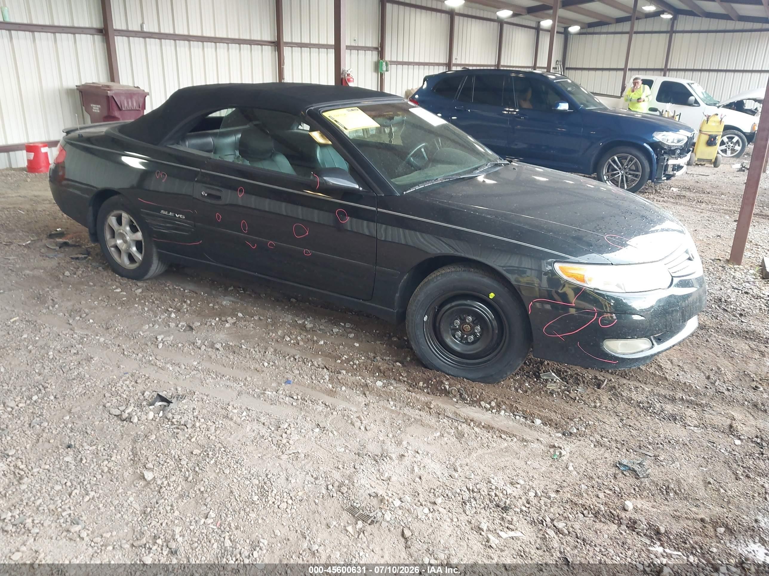 2003 Toyota Camry Solara Sle V6 Черный vin: 2T1FF28PX3C610942