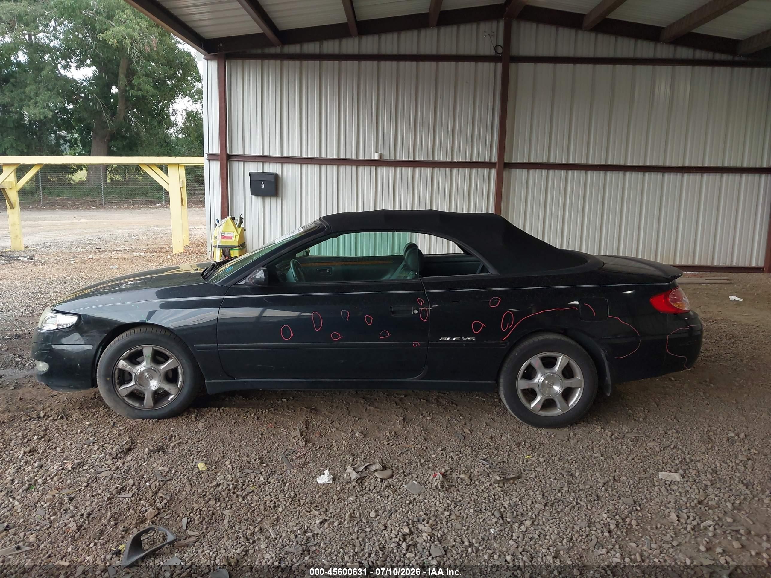 2003 Toyota Camry Solara Sle V6 Черный vin: 2T1FF28PX3C610942
