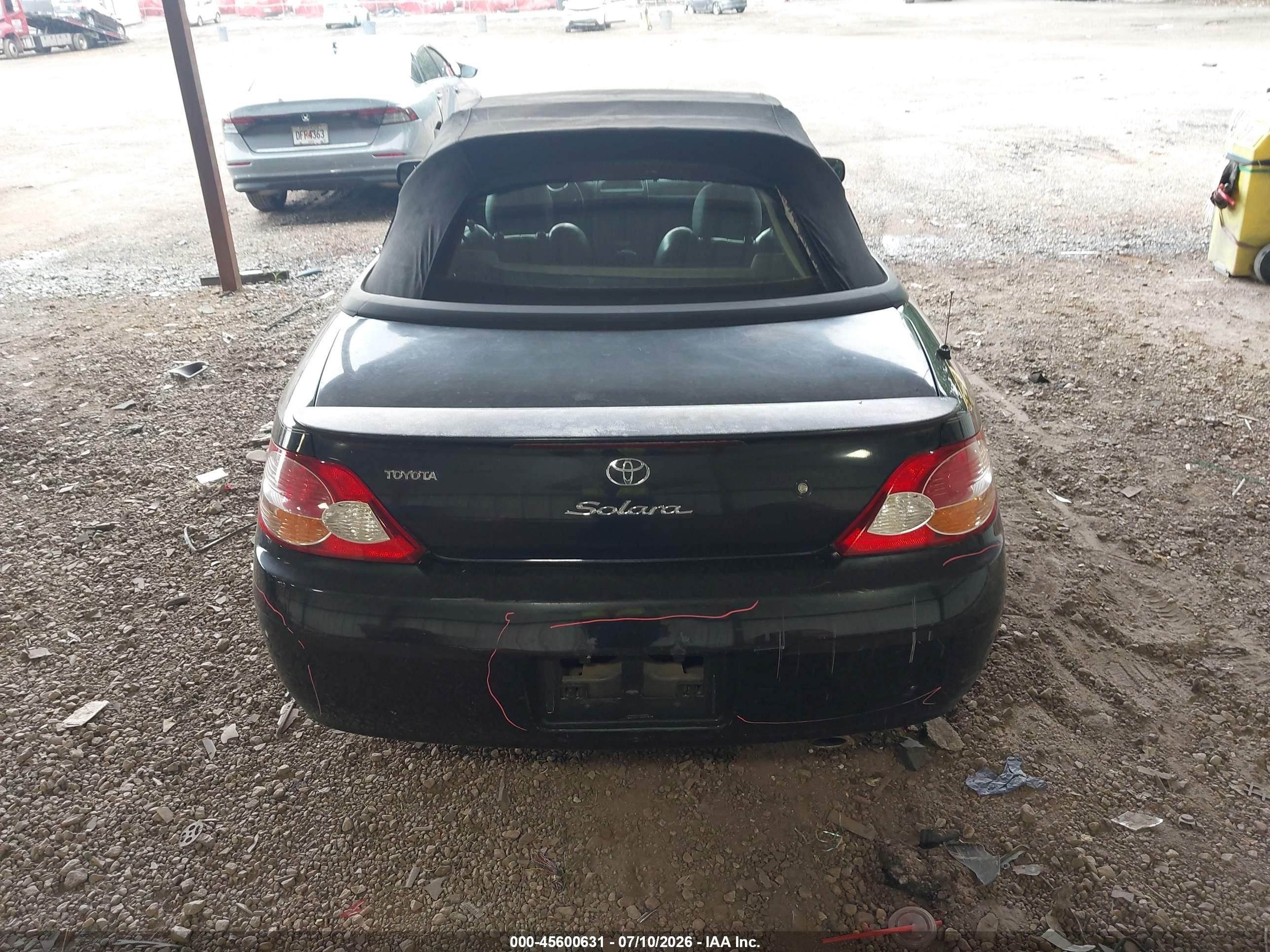 2003 Toyota Camry Solara Sle V6 Черный vin: 2T1FF28PX3C610942