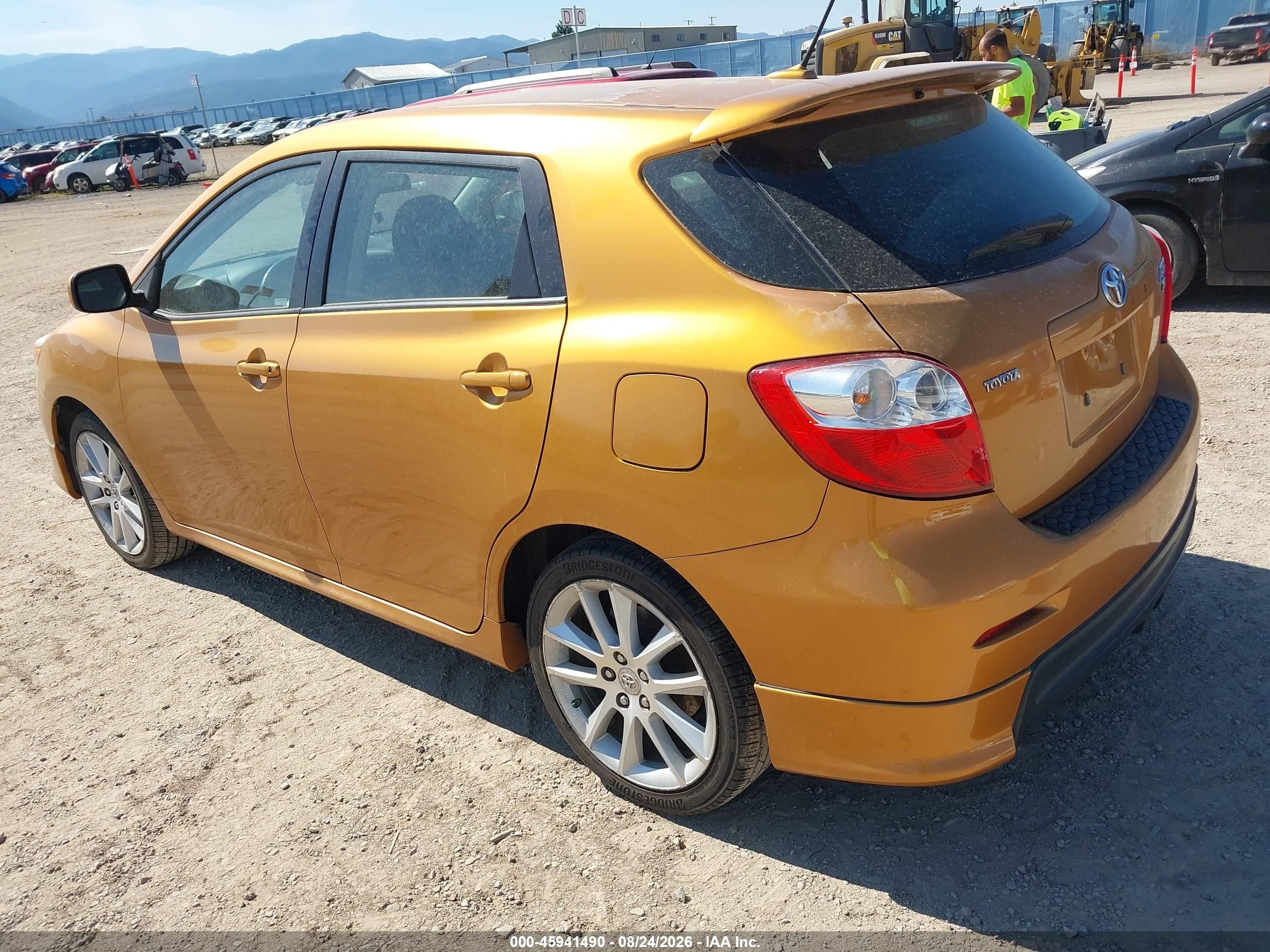 2009 Toyota Matrix Xrs Оранжевый vin: 2T1GE40E49C004218
