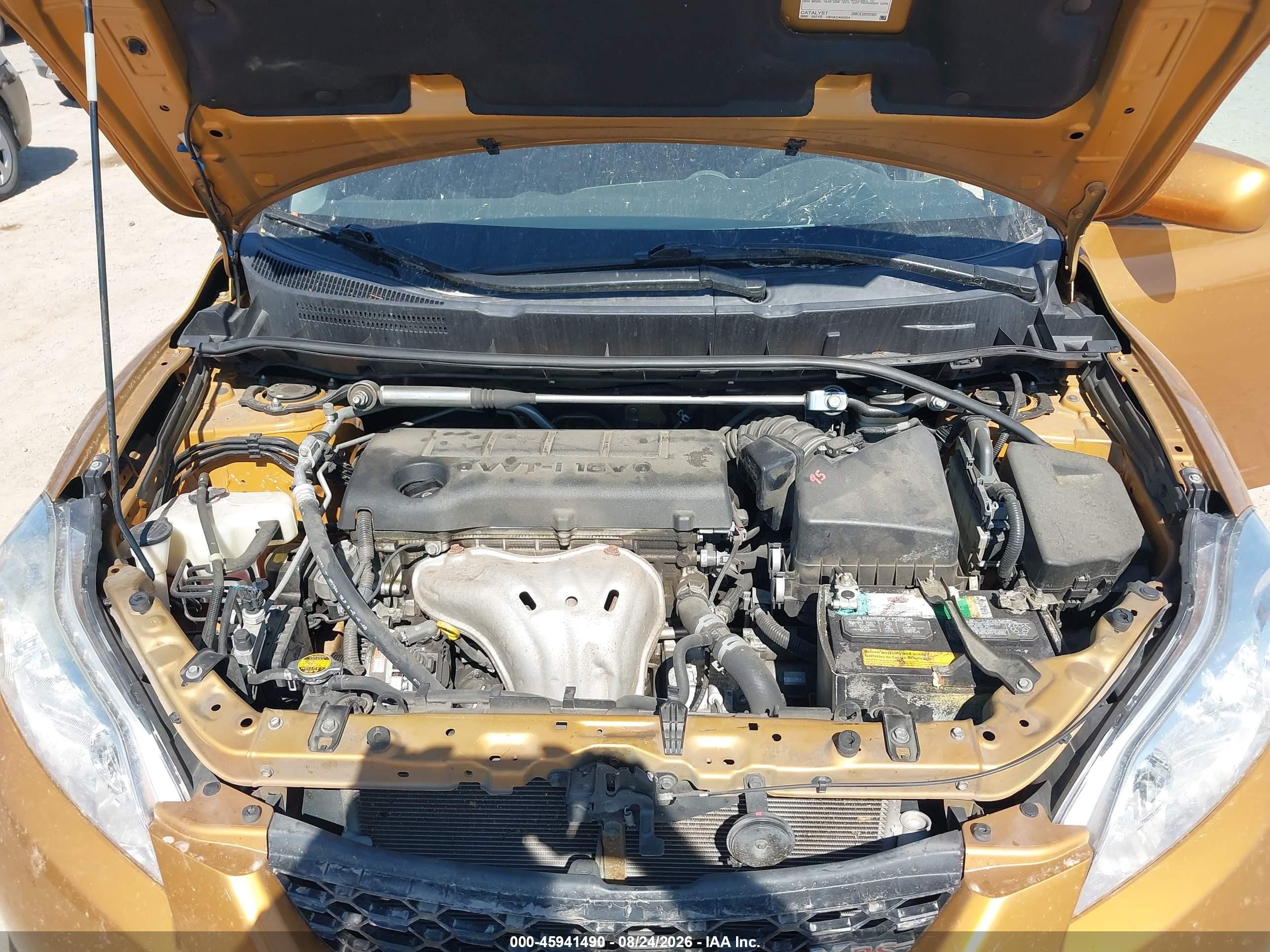 2009 Toyota Matrix Xrs Оранжевый vin: 2T1GE40E49C004218