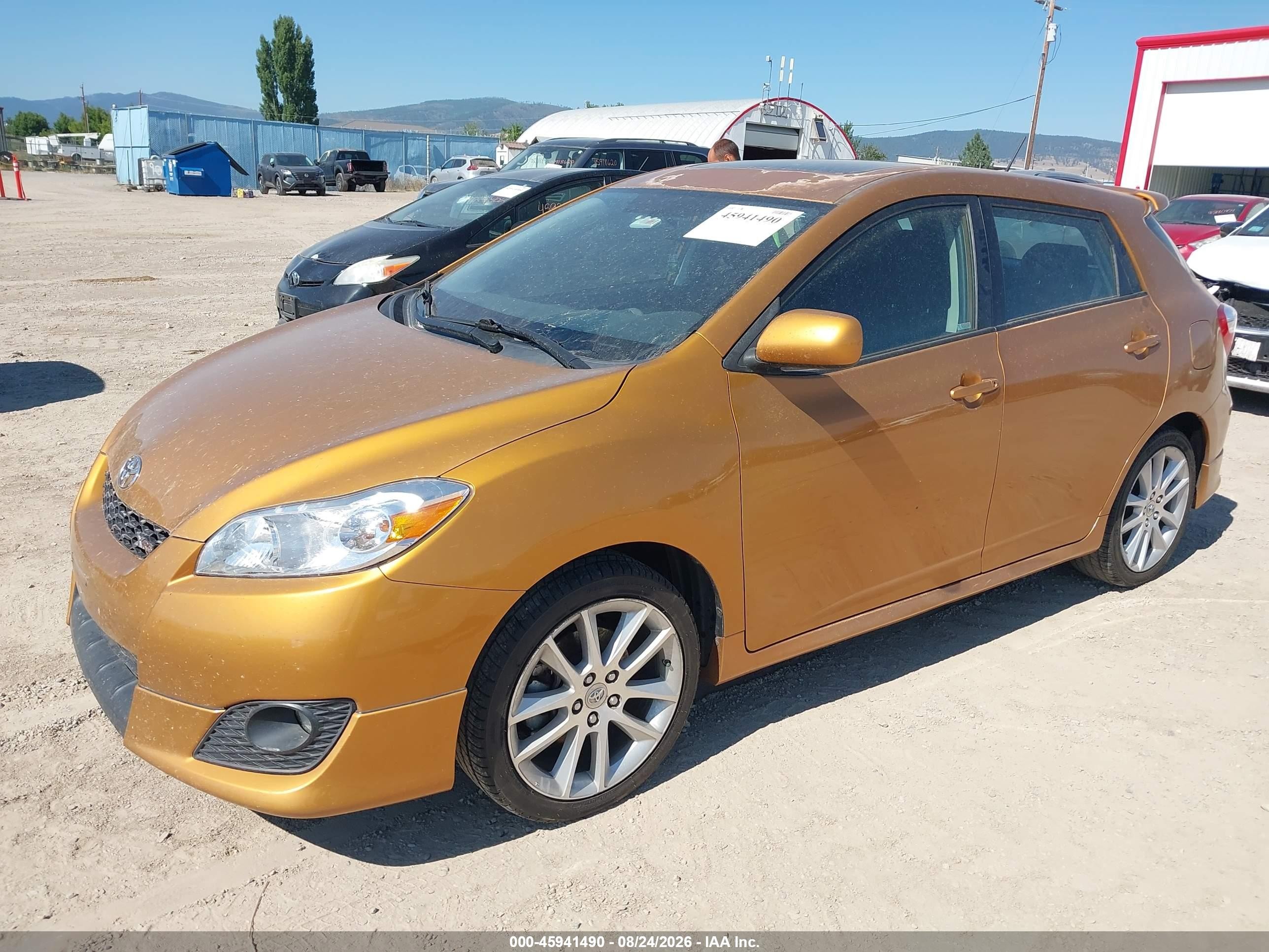 2009 Toyota Matrix Xrs Оранжевый vin: 2T1GE40E49C004218