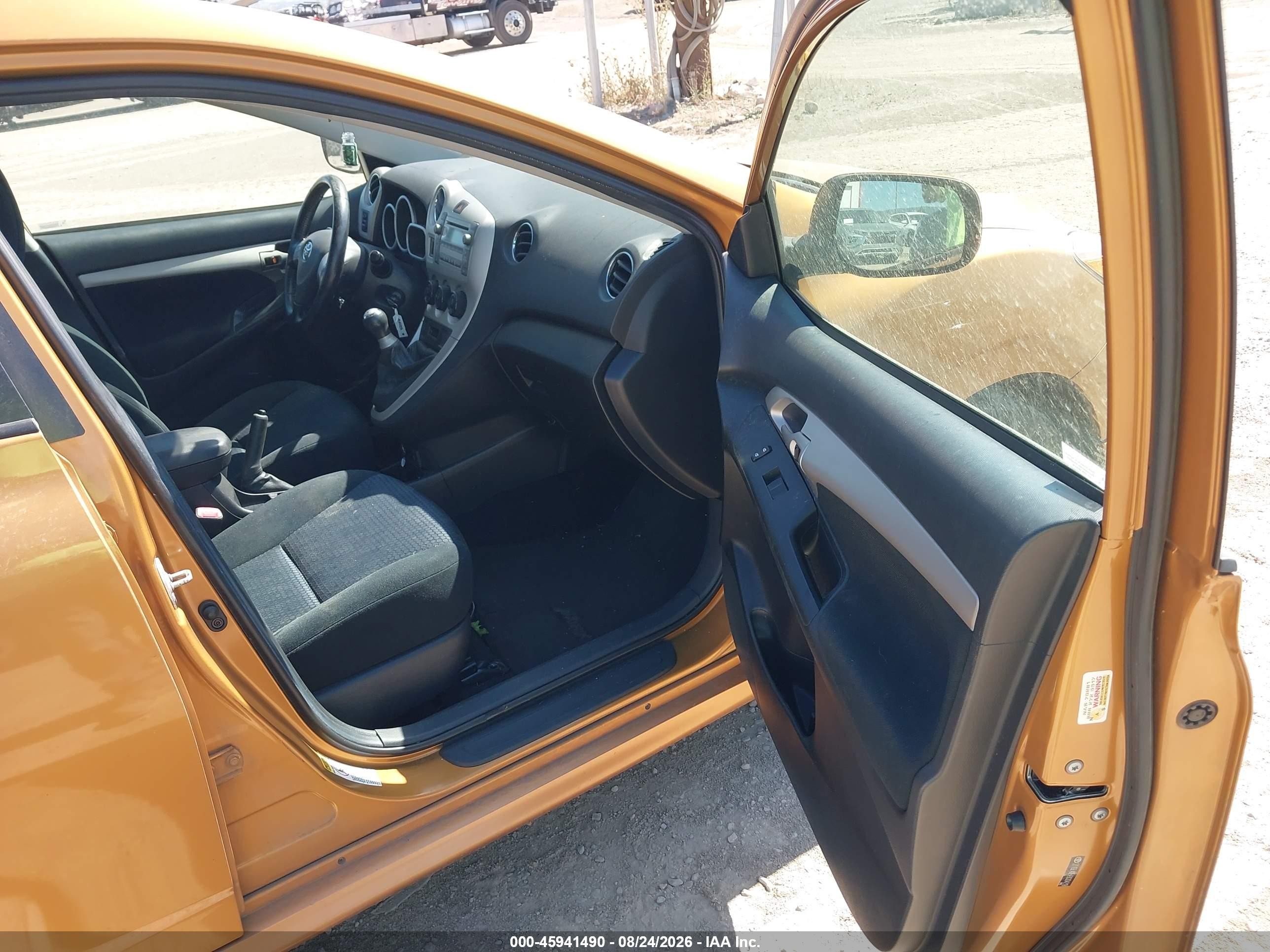 2009 Toyota Matrix Xrs Оранжевый vin: 2T1GE40E49C004218