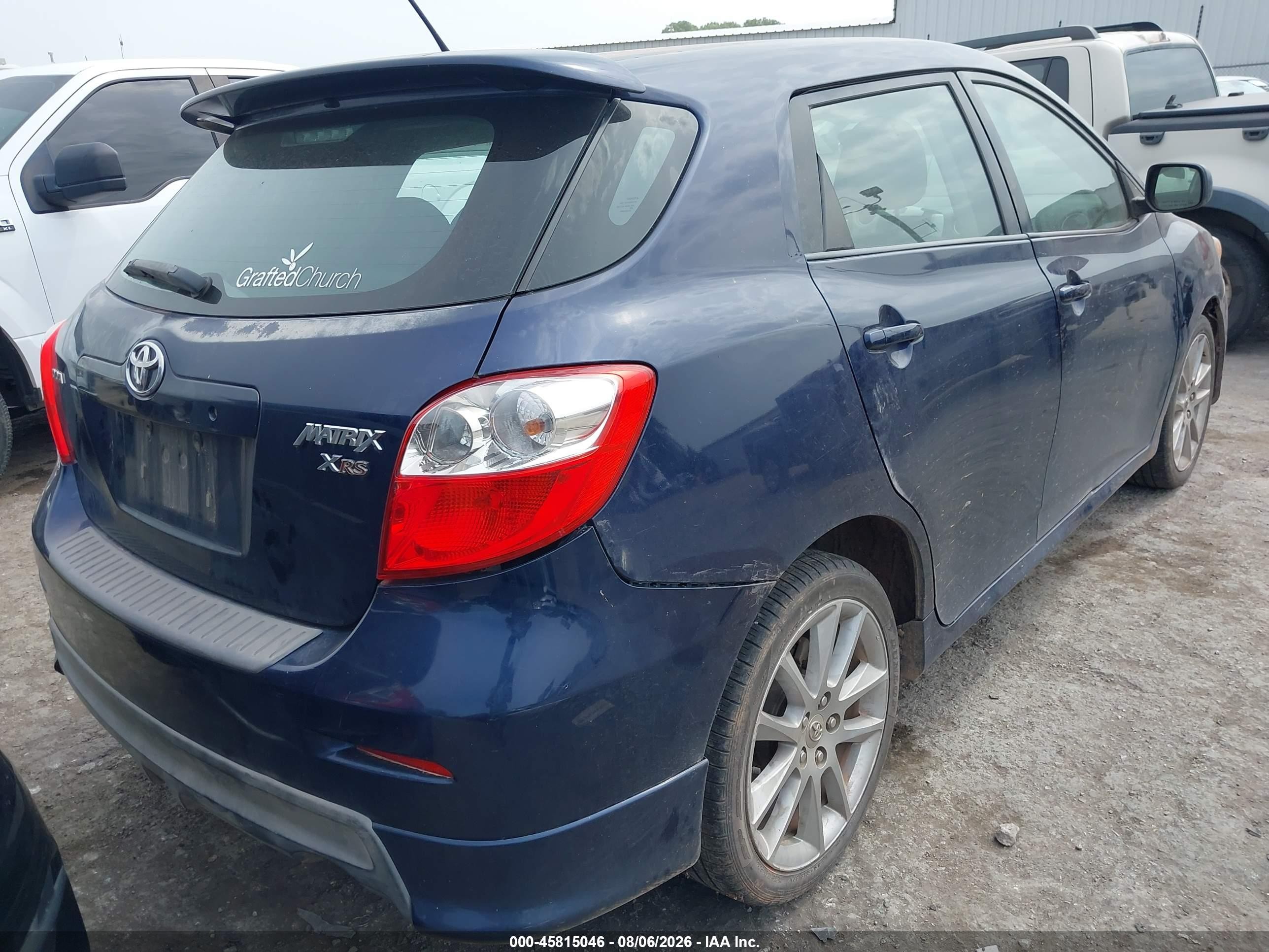 2009 Toyota Matrix Xrs Blue vin: 2T1GE40E49C005109