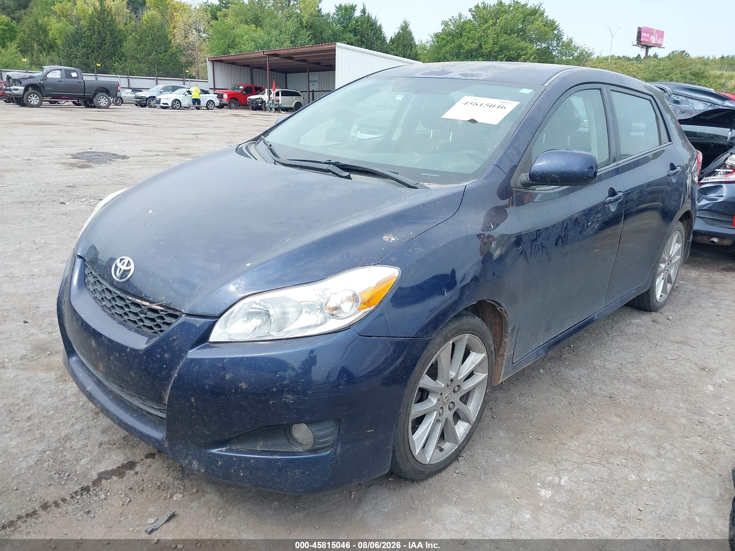 2009 Toyota Matrix Xrs Blue vin: 2T1GE40E49C005109