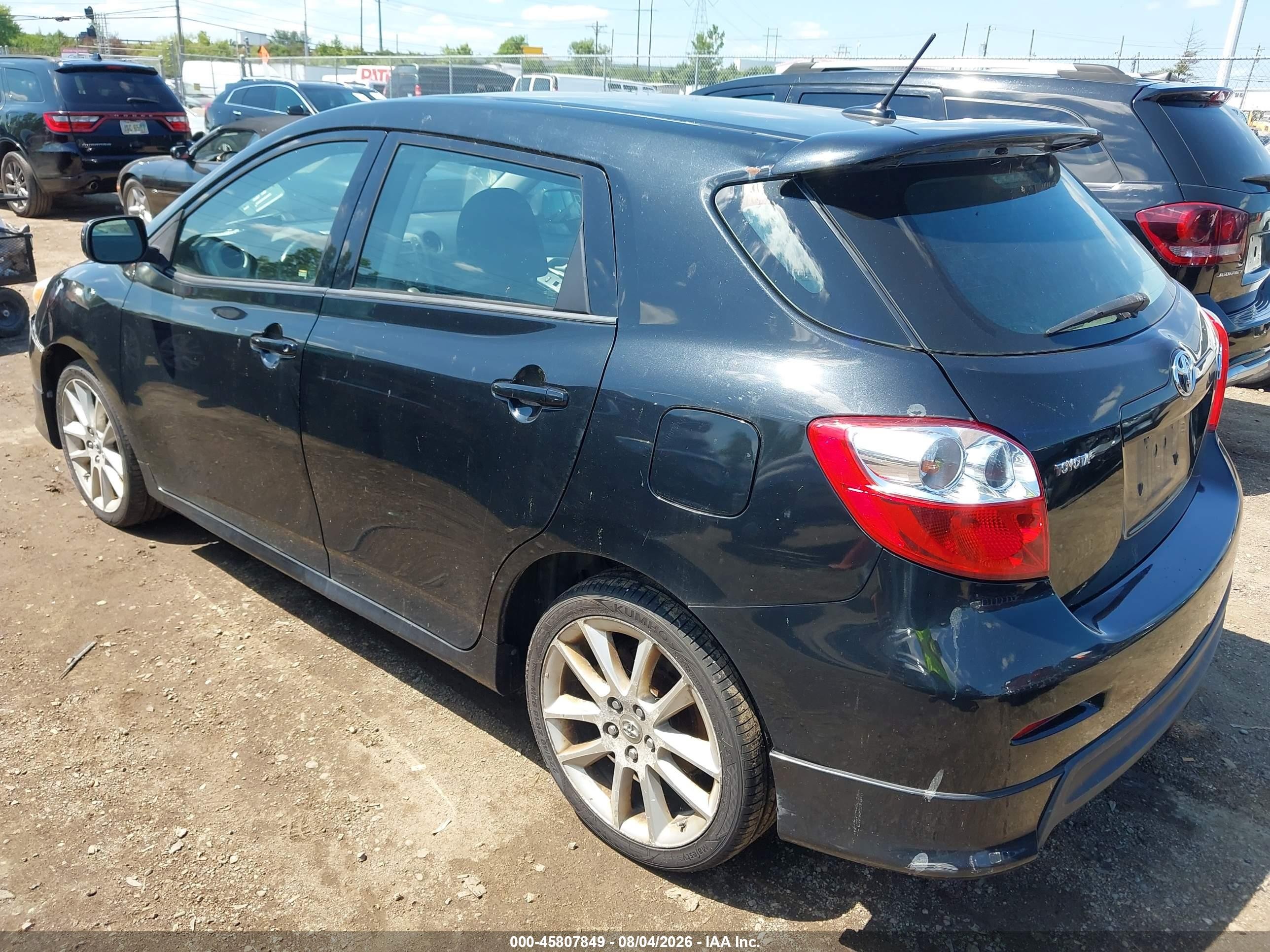 2009 Toyota Matrix Xrs Black vin: 2T1GE40E59C003093