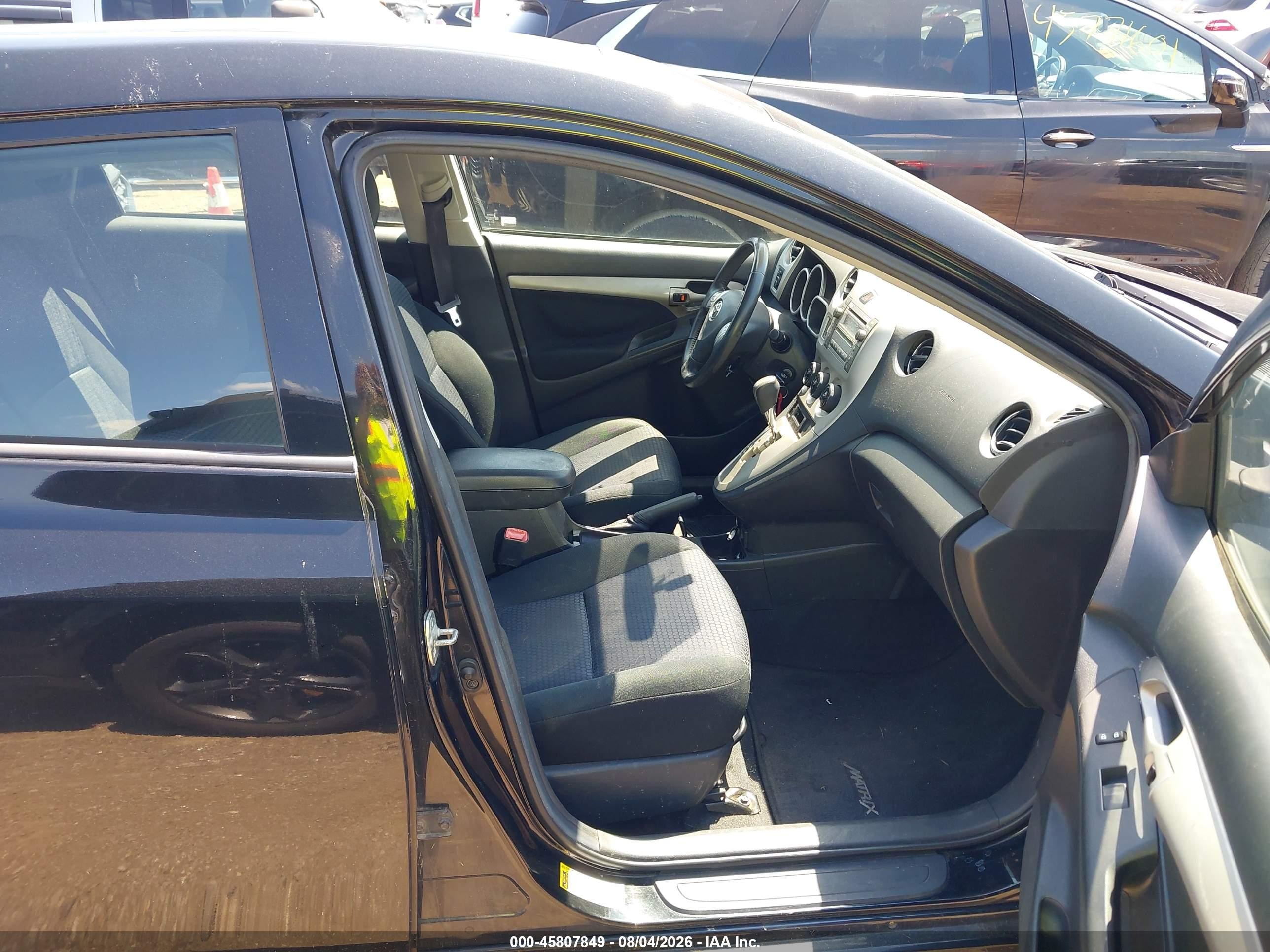 2009 Toyota Matrix Xrs Black vin: 2T1GE40E59C003093
