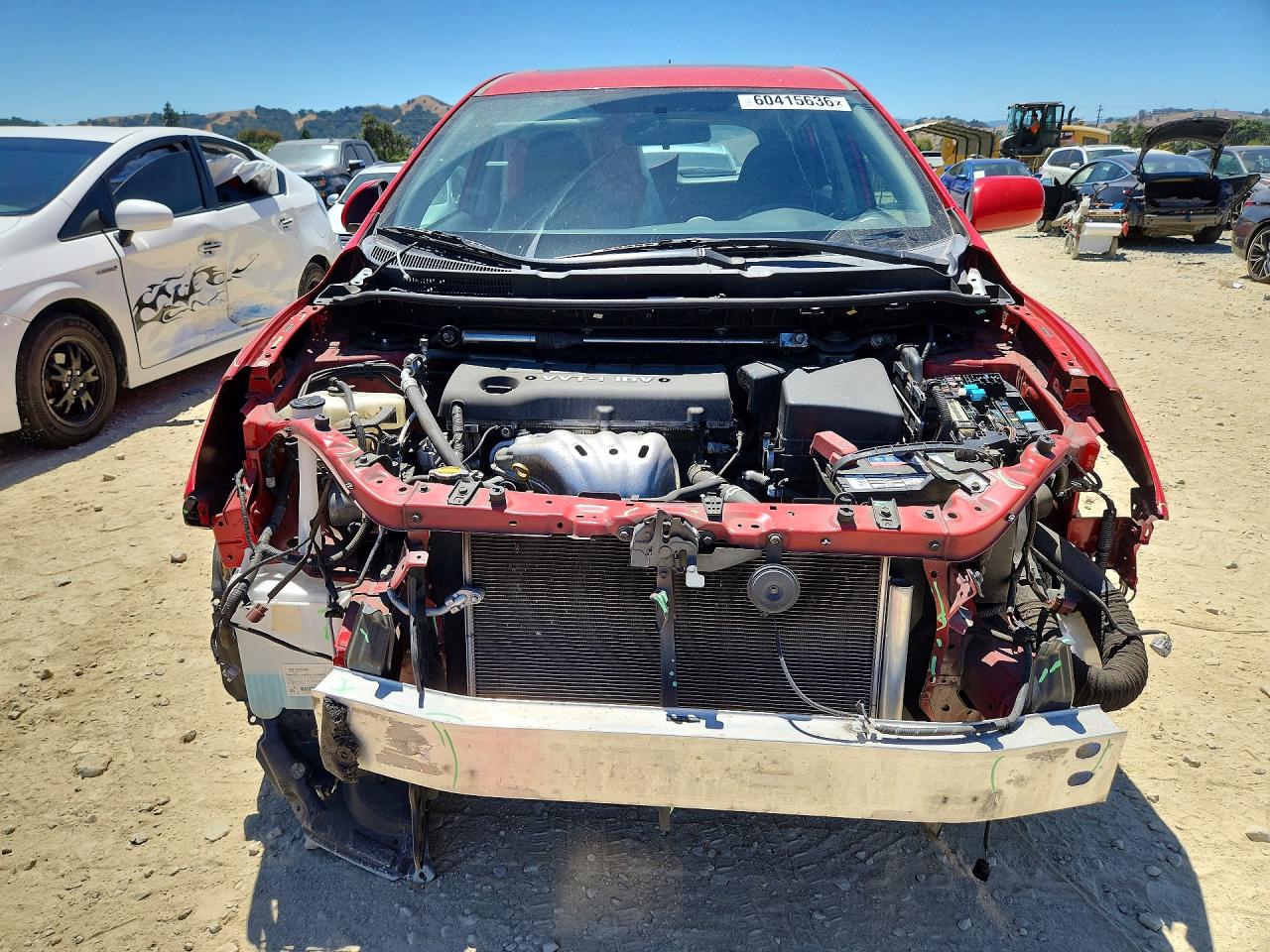 2009 Toyota Corolla Matrix Xrs Red vin: 2T1GE40E69C004088
